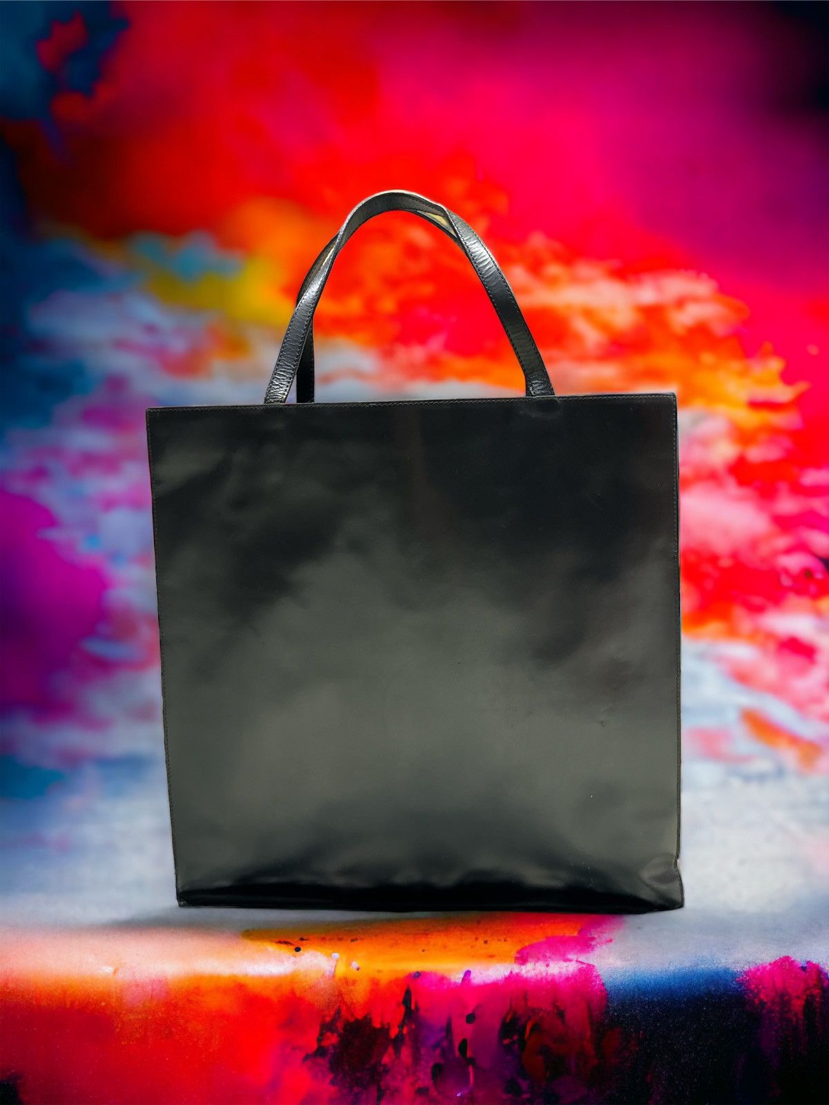 Valextra VALEXTRA MILANO BUG SPELLOUT LEATHER TOTE BAG Size ONE SIZE - 4 Thumbnail