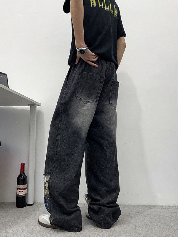 Japanese Brand × Jean Retro loose straight leg casual jeans Size US 32 / EU 48 - 2 Thumbnail