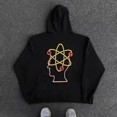 VIBE Vintage Street Hip Hop Fun Funny Print Hooded Sweatshirt Size US XXL / EU 58 / 5 - 7 Thumbnail