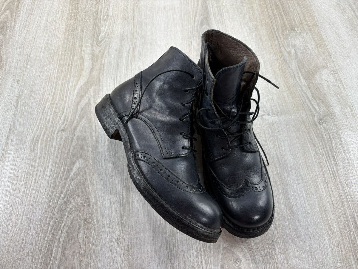 MoMA Womens leather boots MOMA Size 36 1/2 Color Blue Size US 6.5 / IT 36.5 - 3 Thumbnail