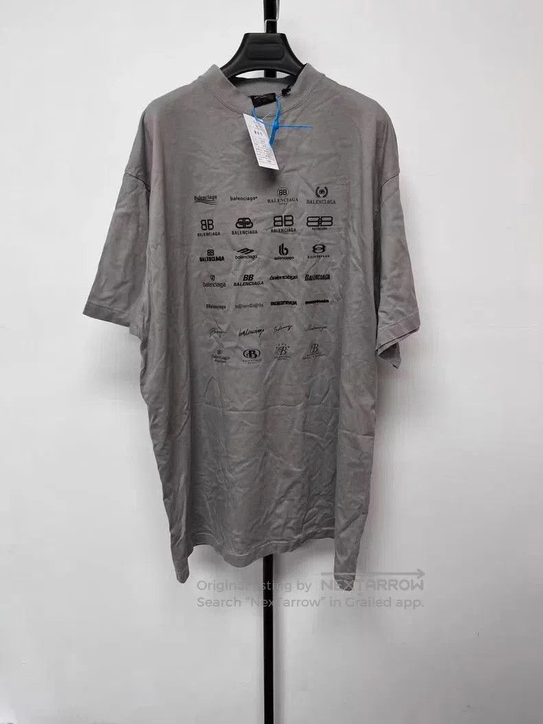 Balenciaga Balenciaga Logo Print Crewneck Short Sleeve T-shirt. Size US S / EU 44-46 / 1 - 1 Thumbnail