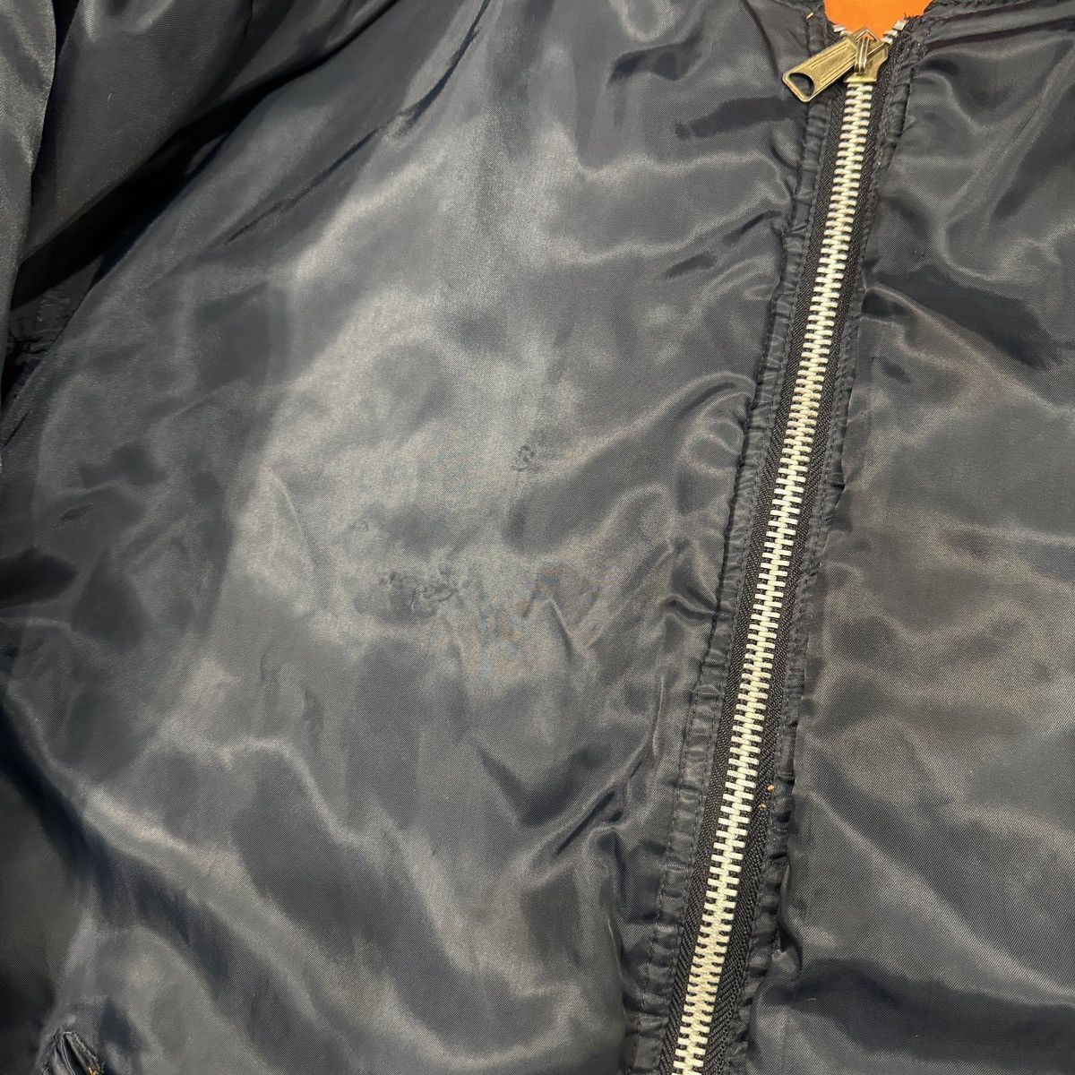 Vintage 90s Reversible MA-1 Faded Thrashed Distressed Bomber Jacket Size US XXL / EU 58 / 5 - 15 Thumbnail