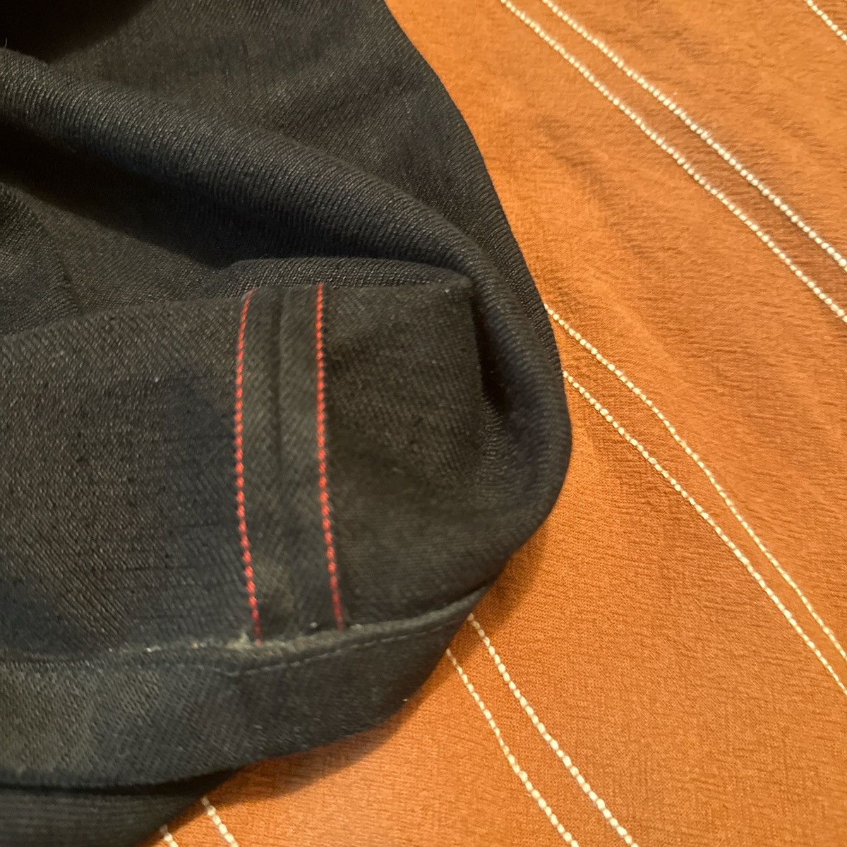K-Two Studios Ktwo 20oz Selvedge Jet Black Japanese Denim Size US 32 / EU 48 - 6 Thumbnail