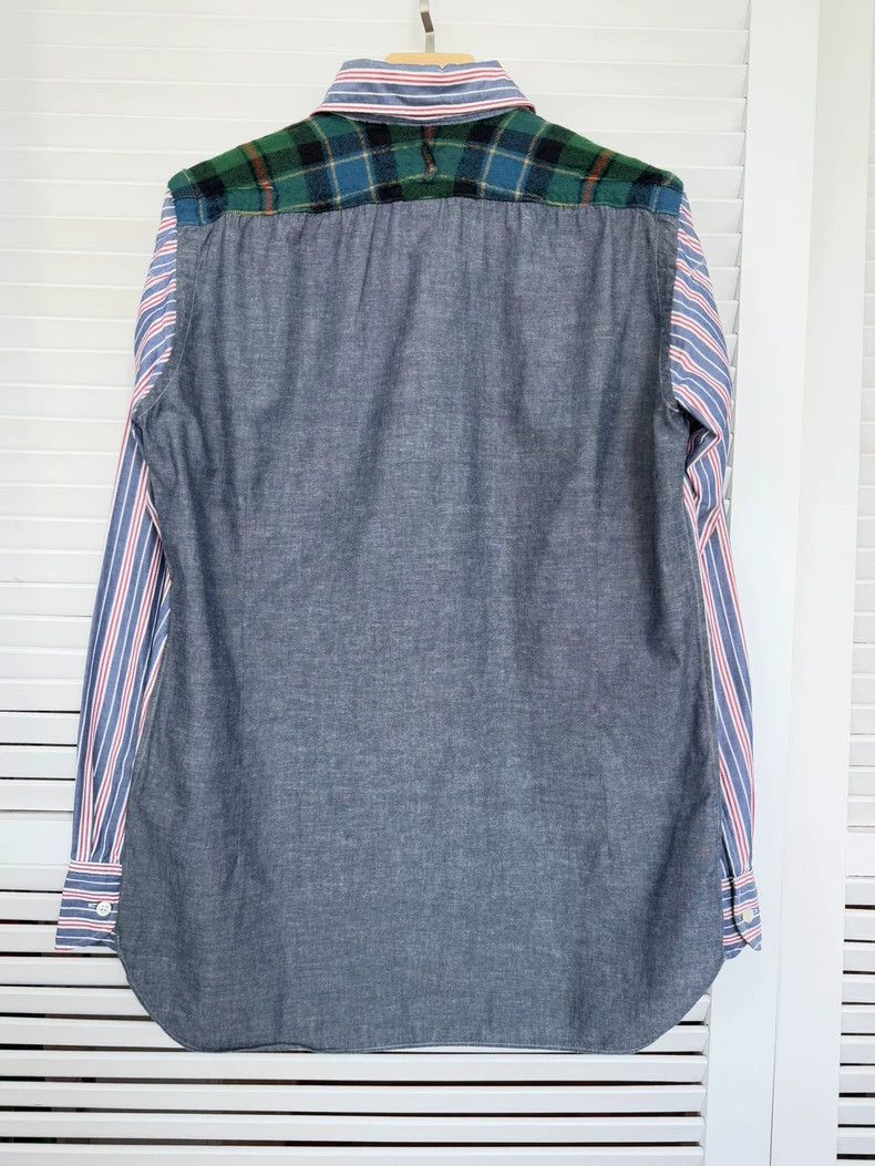 Junya Watanabe Junya Watanabe Long-sleeved striped stitching contrasting Size US L / EU 52-54 / 3 - 2 Thumbnail