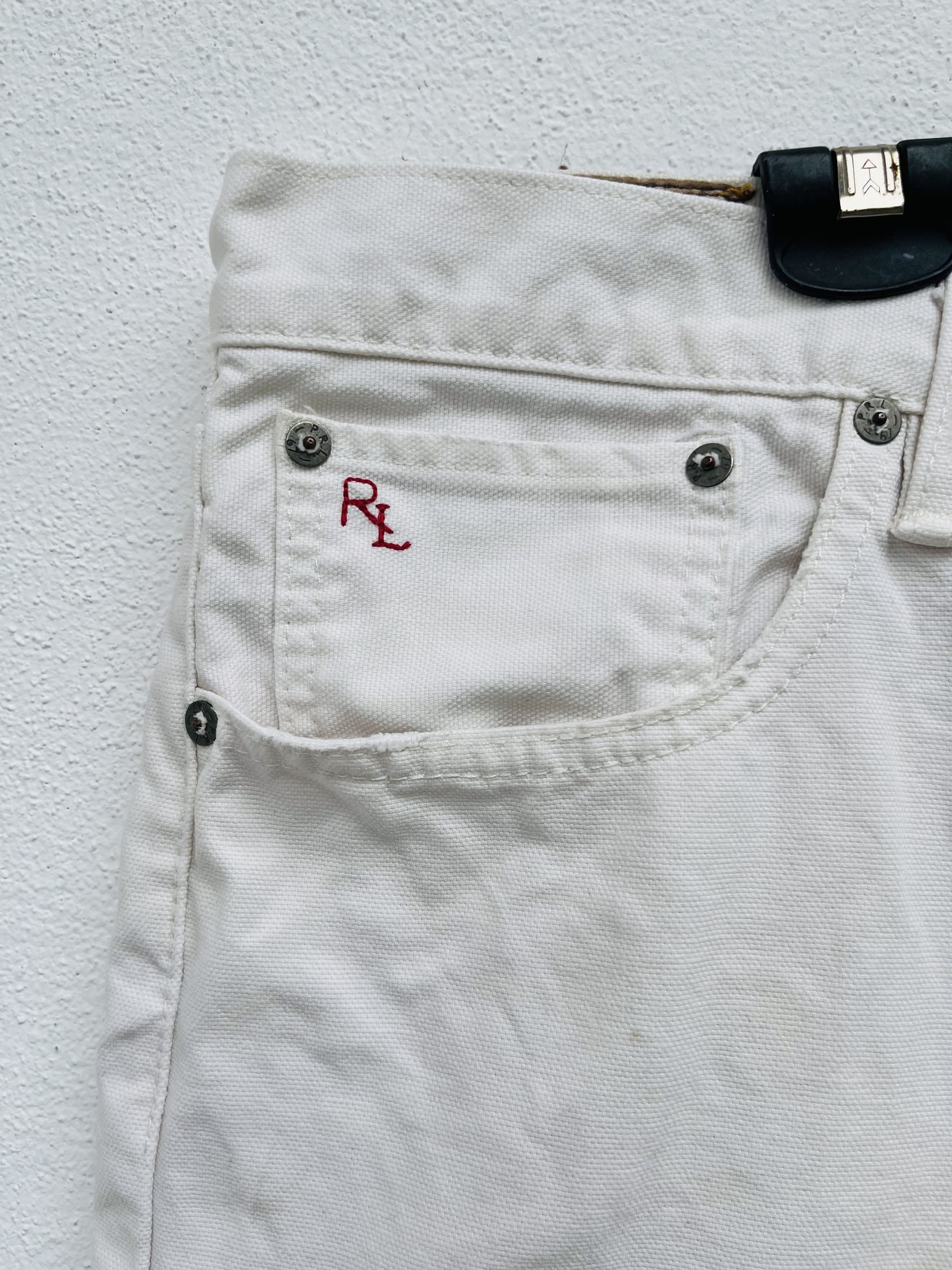 Japanese Brand × Polo Ralph Lauren × Vintage Vintage Polo Ralph Lauren White Colour Size US 37 - 5 Thumbnail