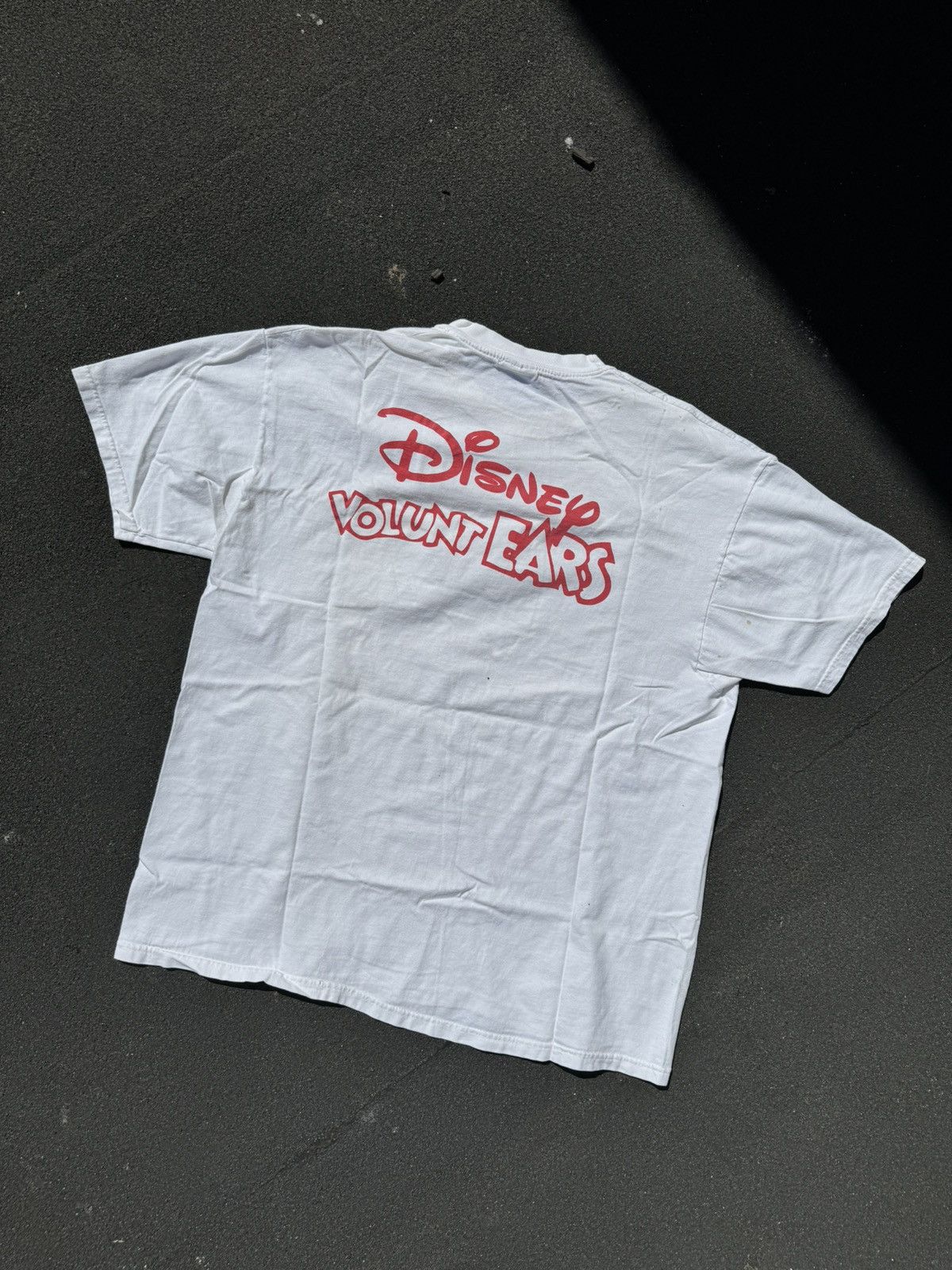 Disney × Vintage Vintage 90s Disney Official Volunteers Hanes Tee Size US XL / EU 56 / 4 - 3 Thumbnail