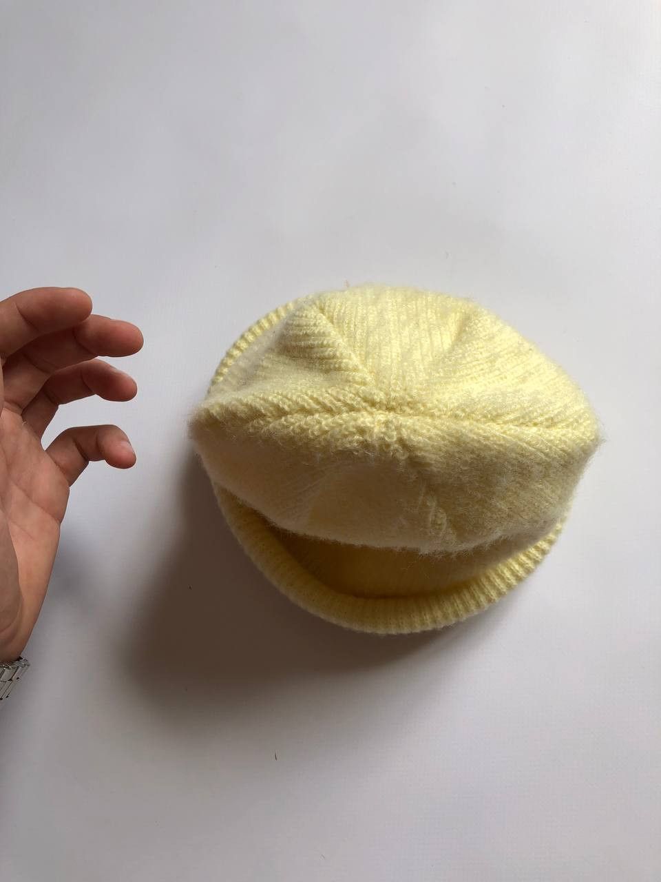 Lacoste Vintage 90s Lacoste Beanie Hat Made in France Wool Knit Size ONE SIZE - 4 Thumbnail