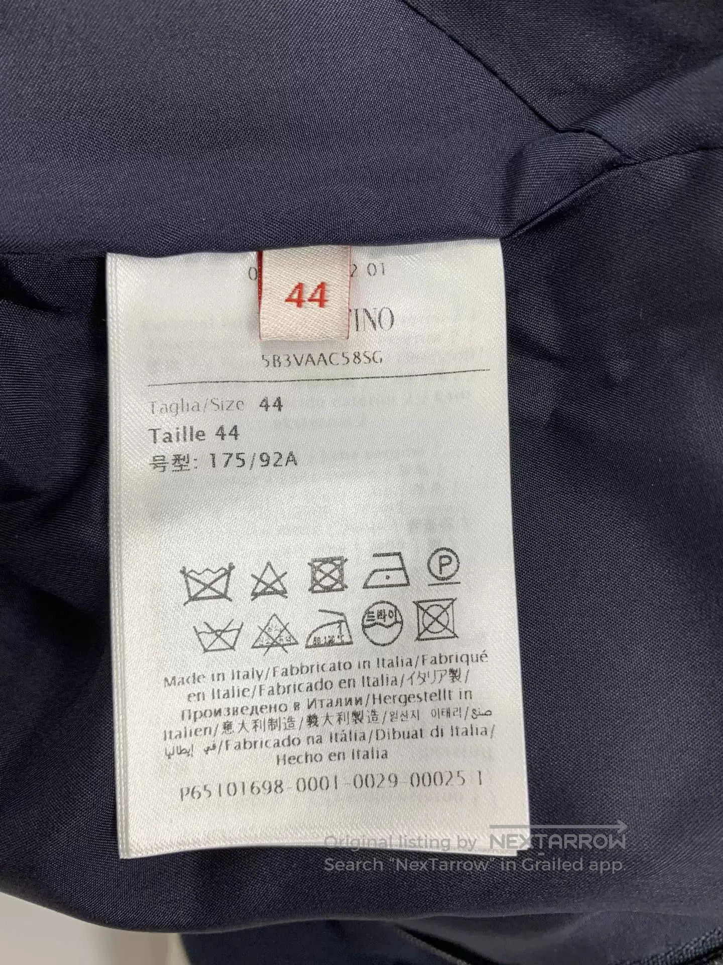 Valentino Valentino Round Neck Wool Dress. Size US 44 / EU 60 - 2 Thumbnail