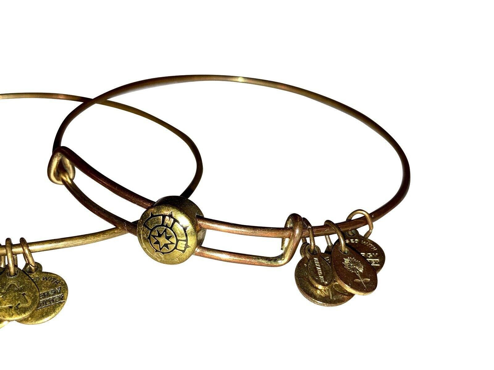 Designer Alex and Ani Goddaughter Flower Compass and Charms Bracelets Size ONE SIZE - 2 Thumbnail