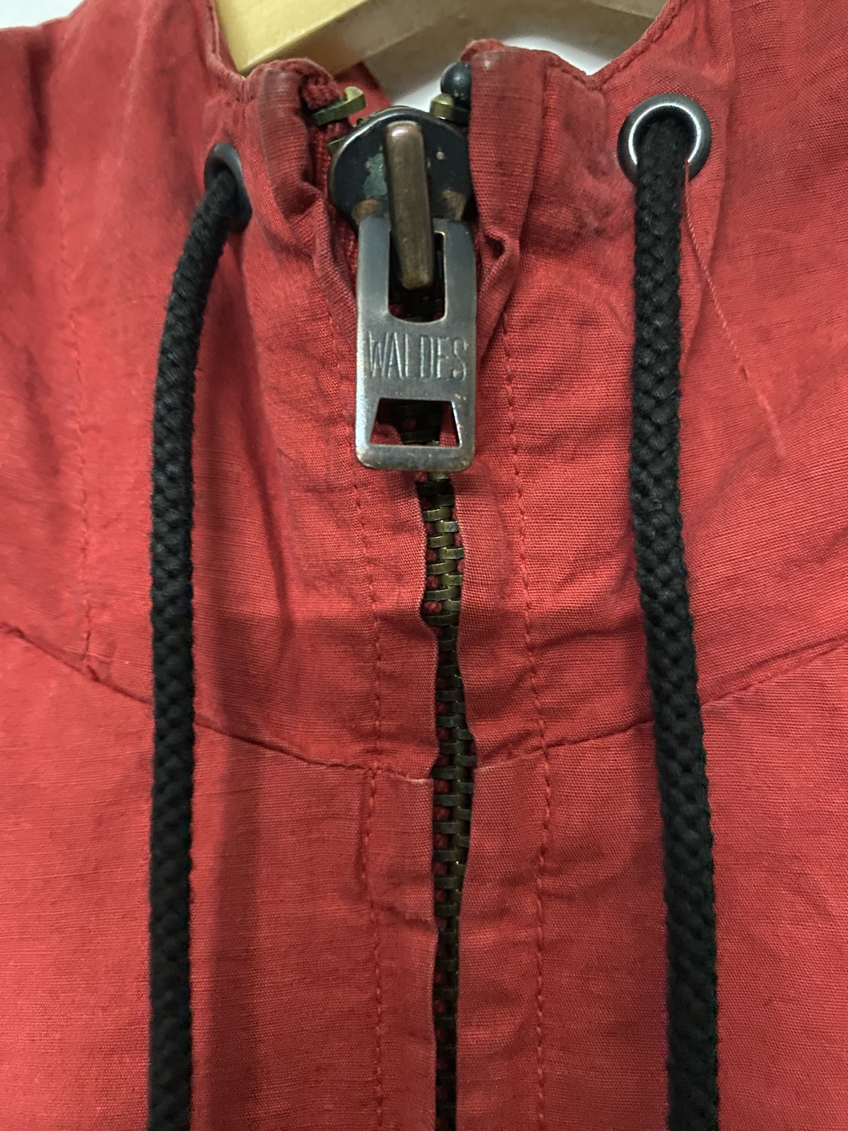 Hiroshi Kato Vintage KATO’ Red Hooded Canvas Jacket Parka Workwear Style Size US M / EU 48-50 / 2 - 10 Thumbnail