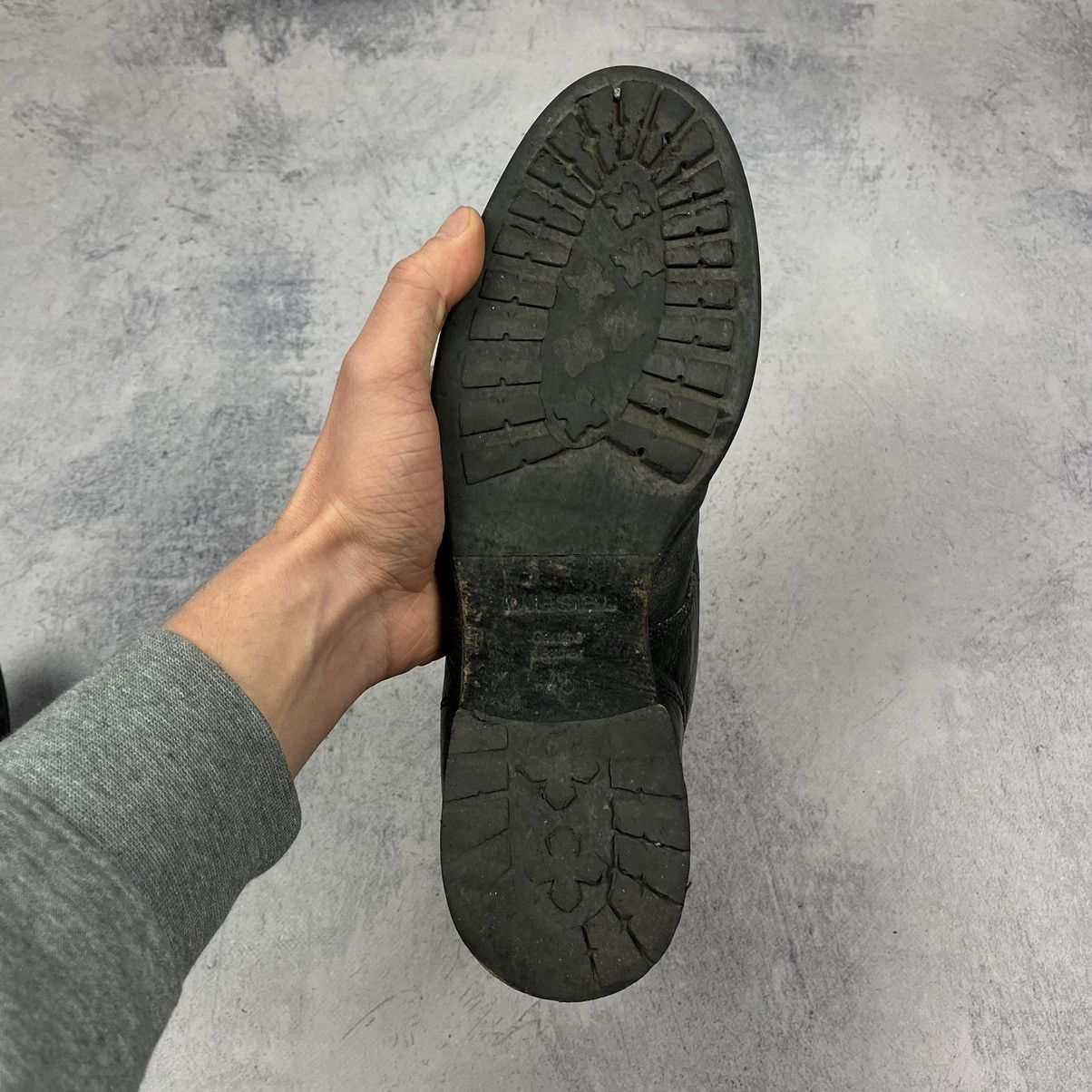 Diesel Vintage Diesel Avant Garde leather distressed boots 90’s Size US 11.5 / EU 44-45 - 14 Thumbnail