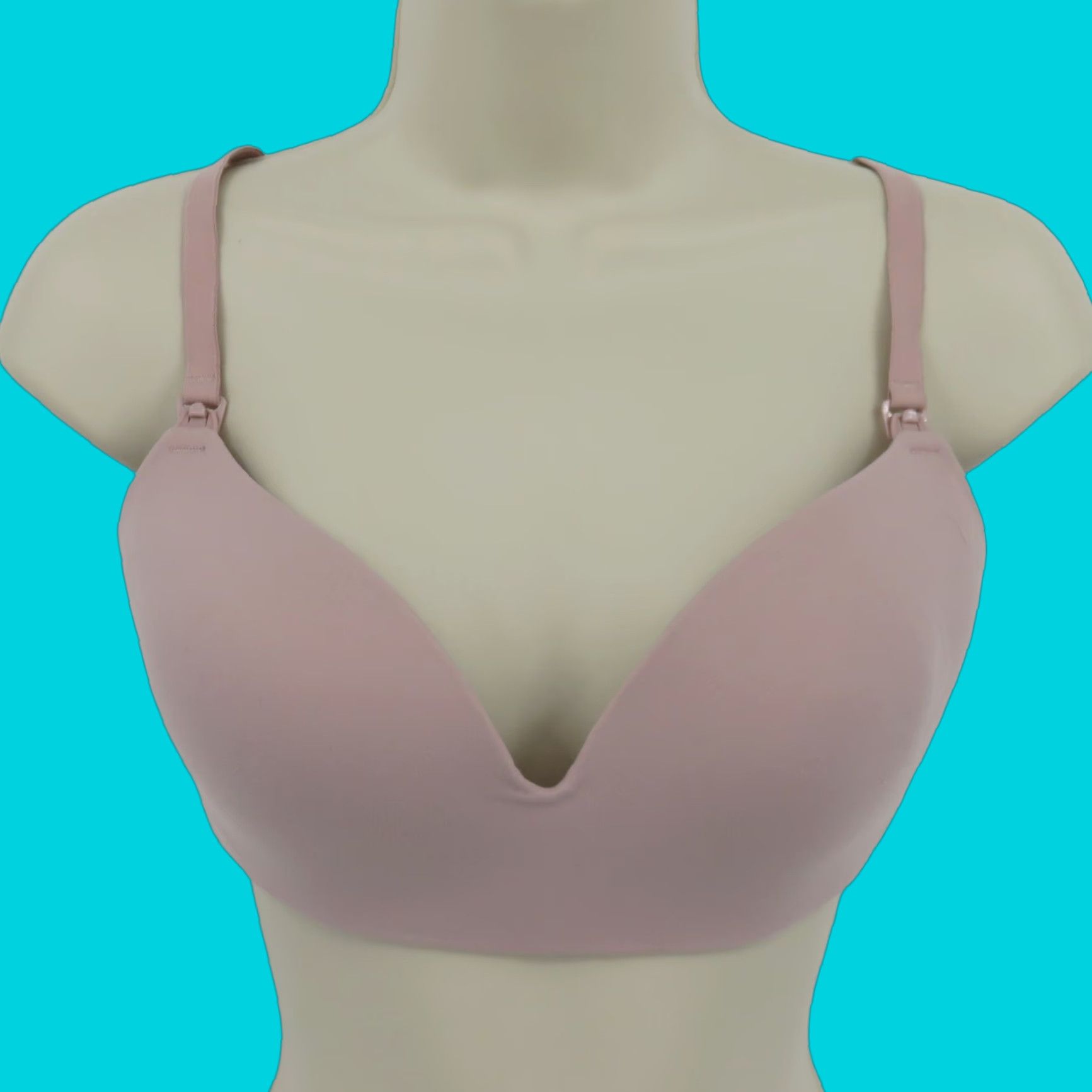 Vintage Soma Enbliss Nursing Wireless Bra 36C Pink Lightly Lined Women Size ONE SIZE - 1 Thumbnail