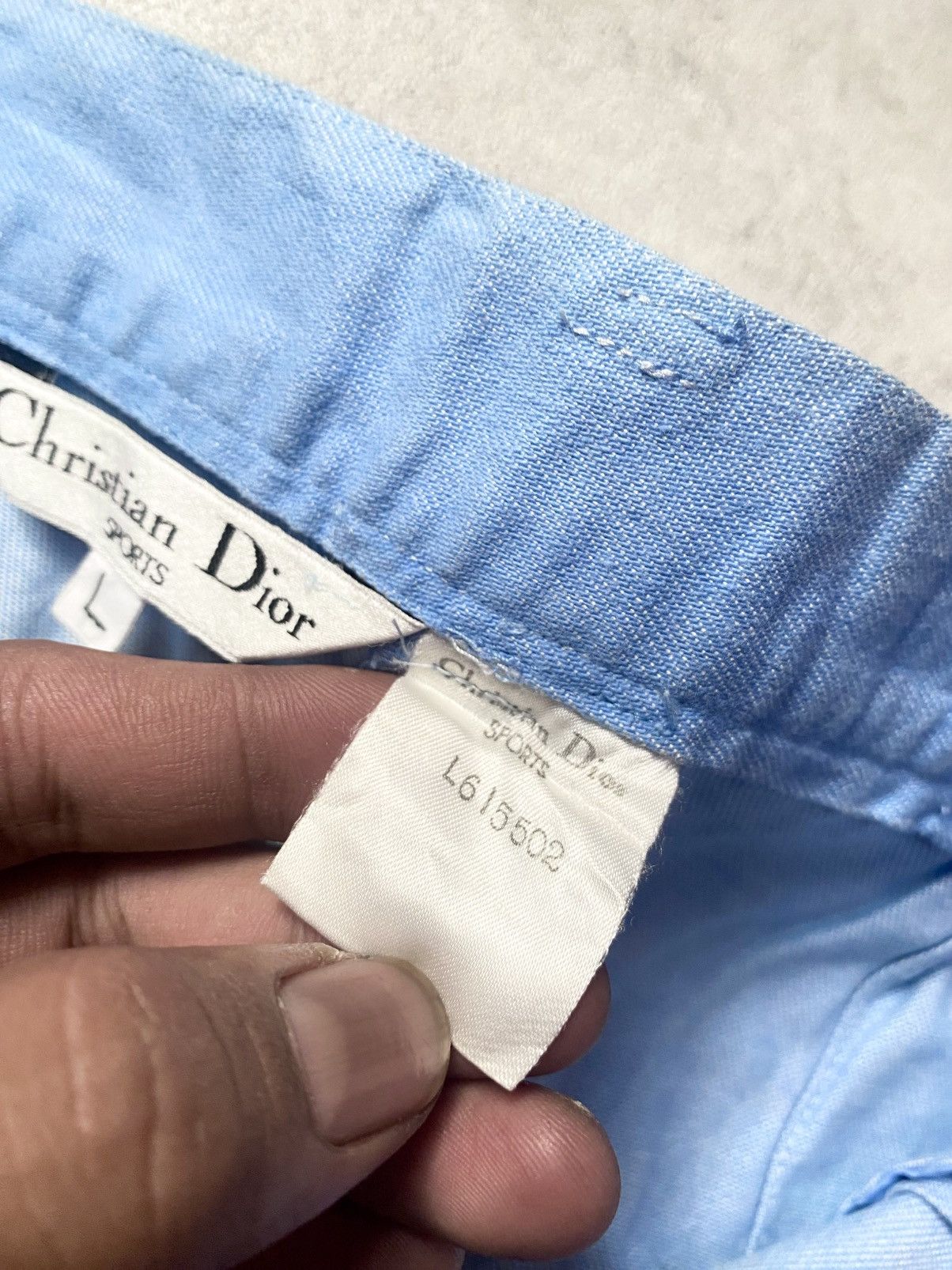 Christian Dior Monsieur Vintage christian dior sports blue trouser Size 29" - 12 Thumbnail