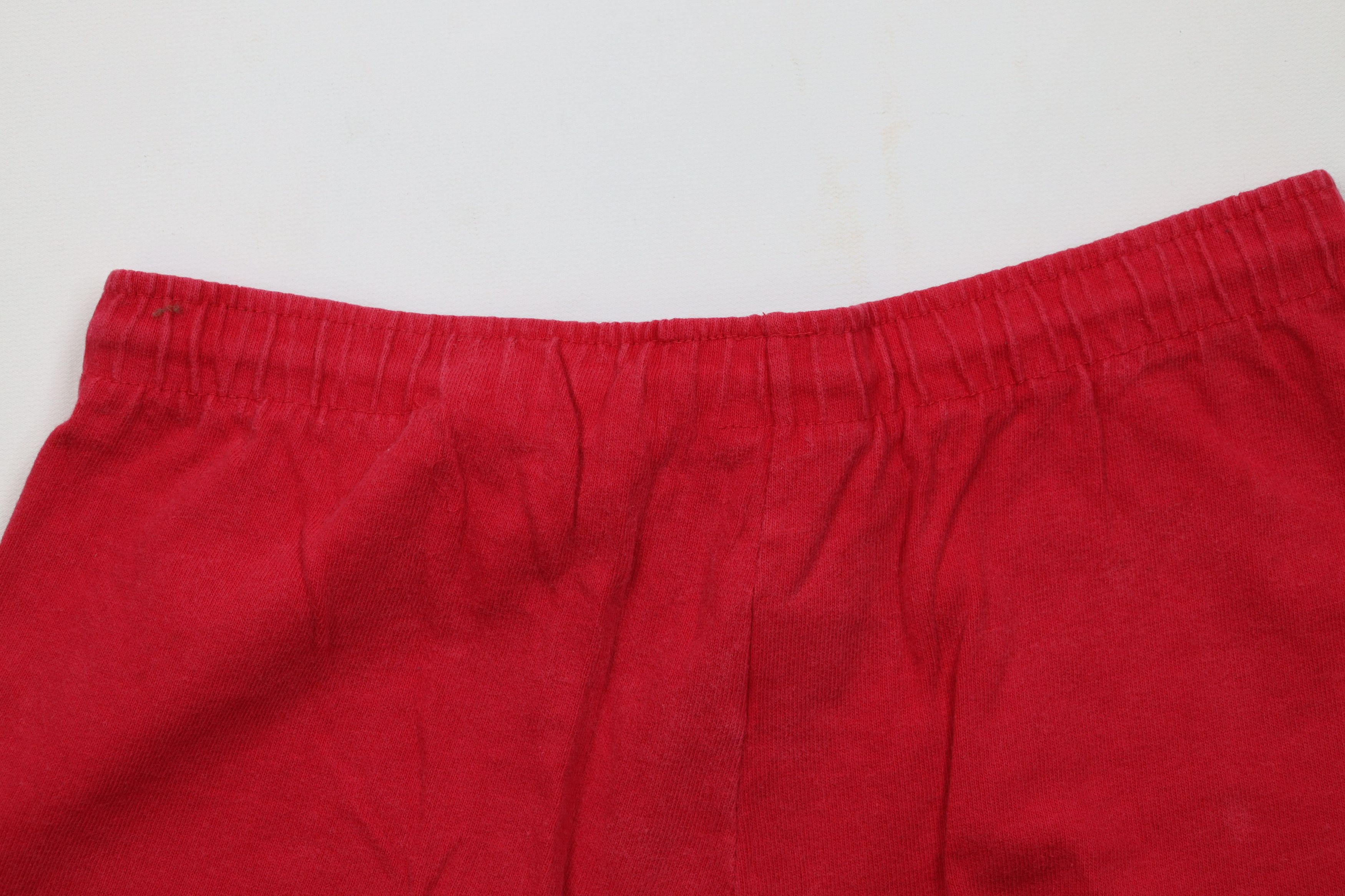 Champion Vintage 90s Champion Spell Above Knee Shorts Red Cotton USA Size US 30 / EU 46 - 10 Thumbnail
