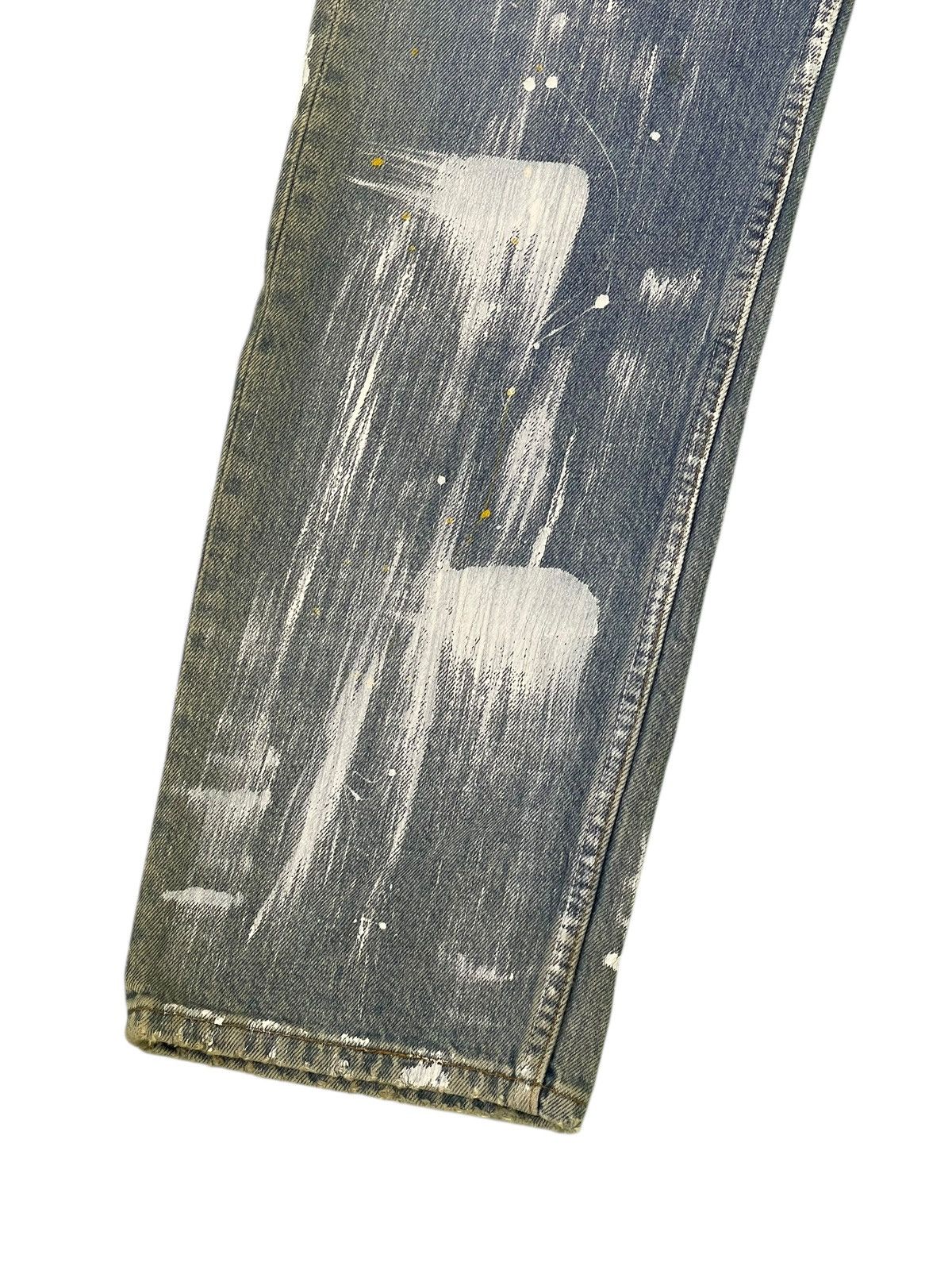 Levi's Vtg 1998 Levi’s 501 USA Painted Art Regular Straight 3🟦8 Size US 31 - 10 Thumbnail