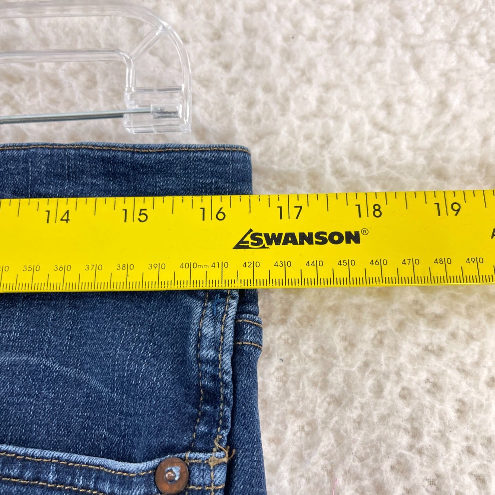 Madewell Madewell Jeans Womens Regular 31 Blue Denim 10" High-Rise Skinny Jeans Casual Size 24" / US 00 / IT 34 - 7 Thumbnail