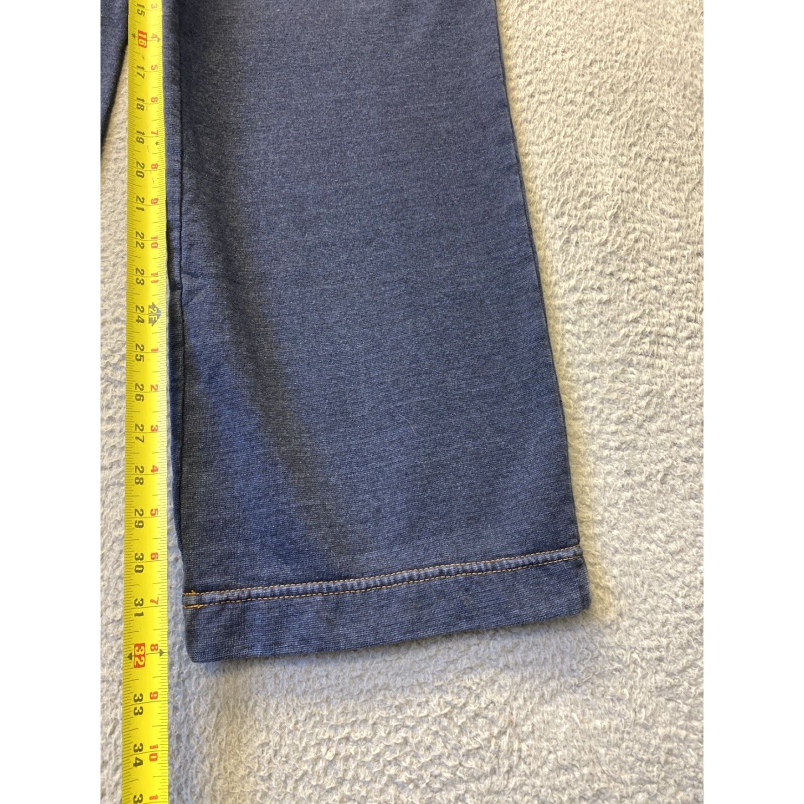 Ralph Lauren Ralph Lauren Jeans Wide-Leg Denim - Women - Size L - Blue - Lightweight Cotton Blend - High Rise - 5-Pocket - Zip Closure Size 36" / US 14 / IT 50 - 5 Thumbnail