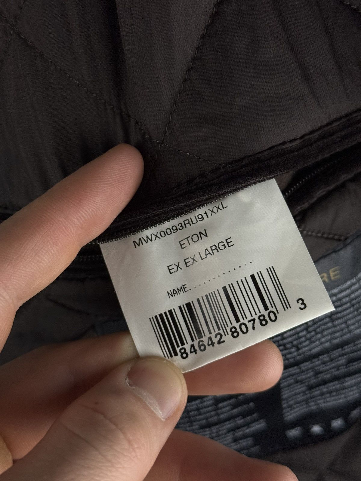 Barbour Barbour Eton Waxed Jacket Brown Quilted Lined 🏴󠁧󠁢󠁥󠁮󠁧󠁿 Size US XL / EU 56 / 4 - 10 Thumbnail