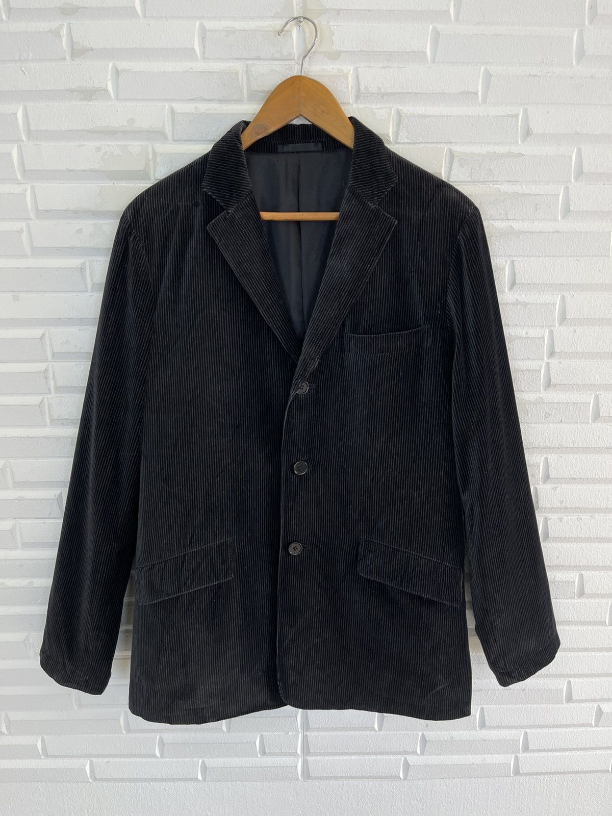 Yohji Yamamoto 🔥 YOHJI YAMAMOTO CORDUROY DESIGN JACKET Size US L / EU 52-54 / 3 - 1 Thumbnail