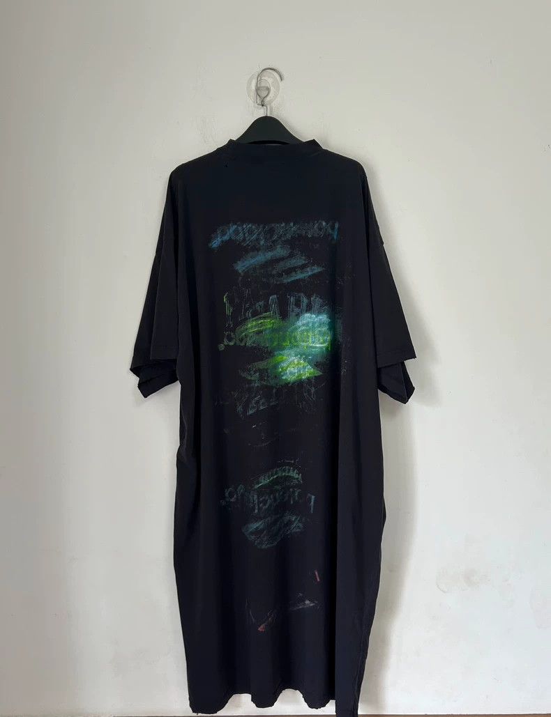 Balenciaga Balenciaga Crayon doodles black distressed vandal phantom Size L / US 10 / IT 46 - 2 Thumbnail