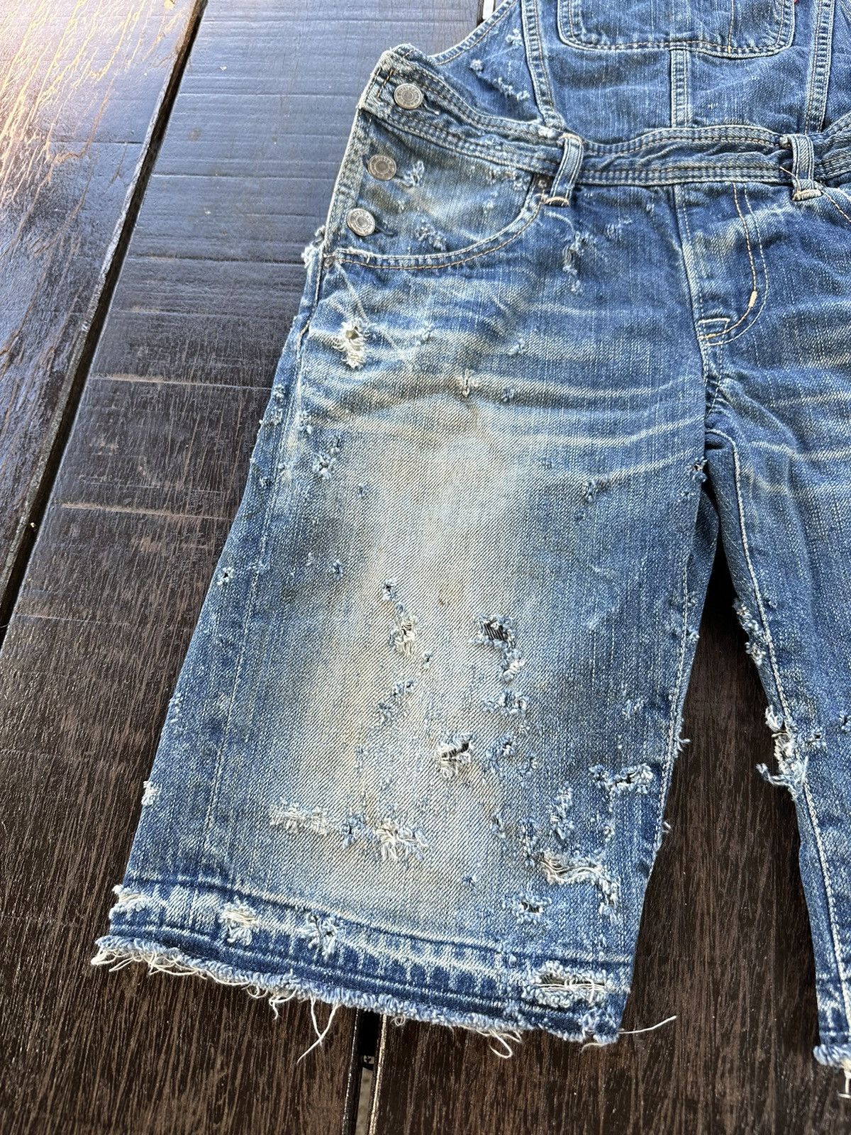 Hysteric Glamour × Vintage Vintage hysteric glamour overall short denim rare design Size 30" / US 8 / IT 44 - 5 Thumbnail