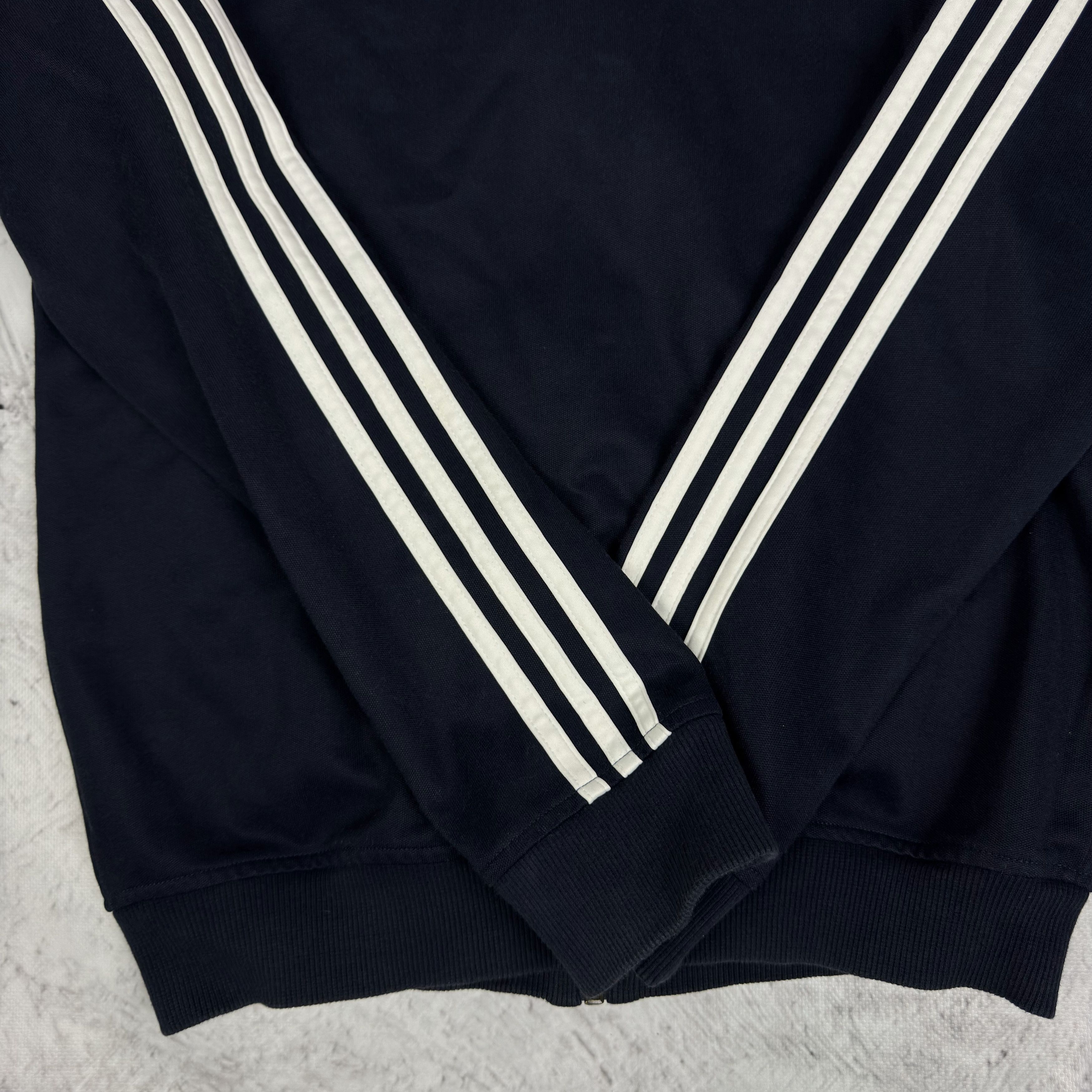 Adidas Adidas Beckenbauer Men's navy Full Zip Track Jacket Small Size US S / EU 44-46 / 1 - 7 Thumbnail