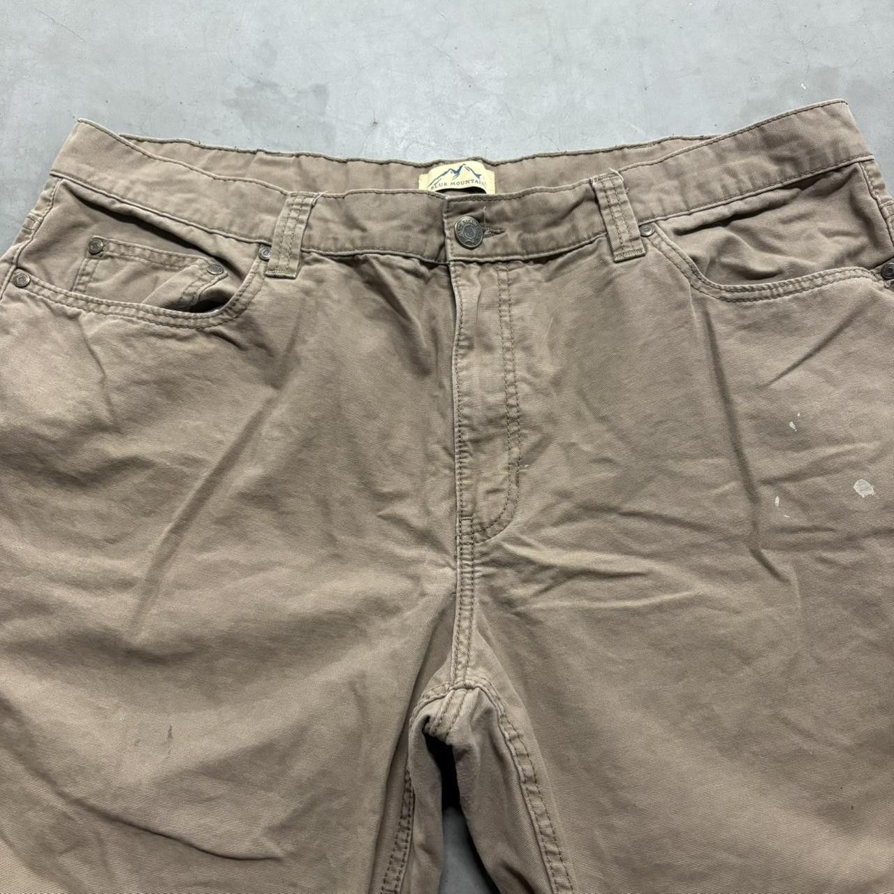 Vintage Crazy Vintage Y2K/2000s Baggy Skater Style Khaki Brown Pants! Size US 42 / EU 58 - 2 Thumbnail