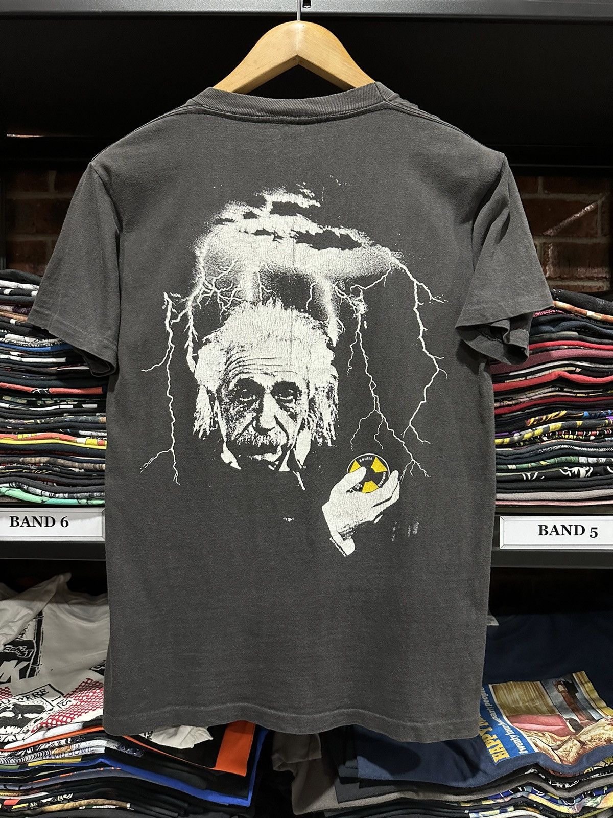Girl Skateboards Vintage 80s Vision Streetwear X Albert Eisteins Faded Tee Size US M / EU 48-50 / 2 - 1 Thumbnail