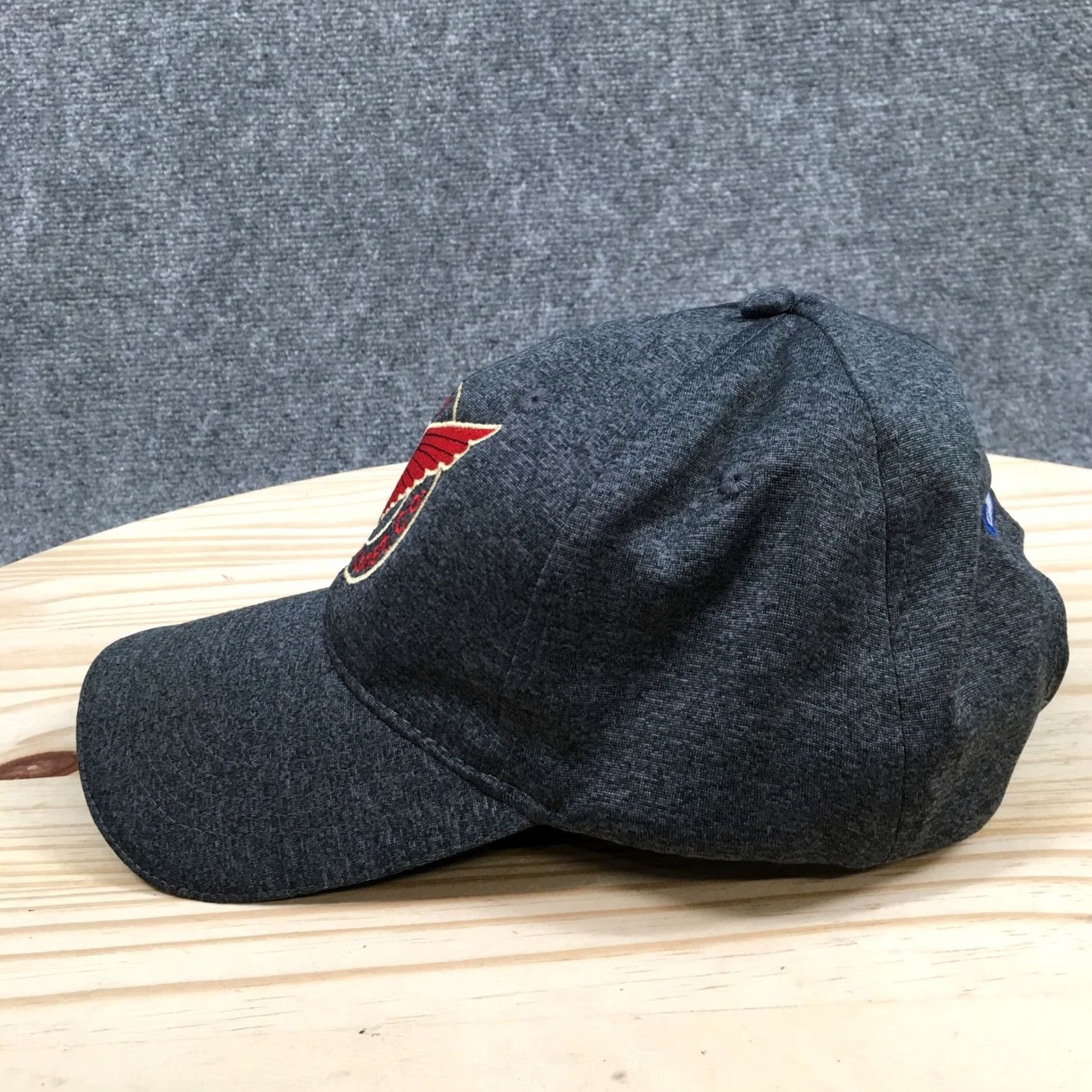 Red Wing SportTek Baseball Cap Unisex Gray OS Curved Brim Embroidered Logo Men Size ONE SIZE - 5 Thumbnail