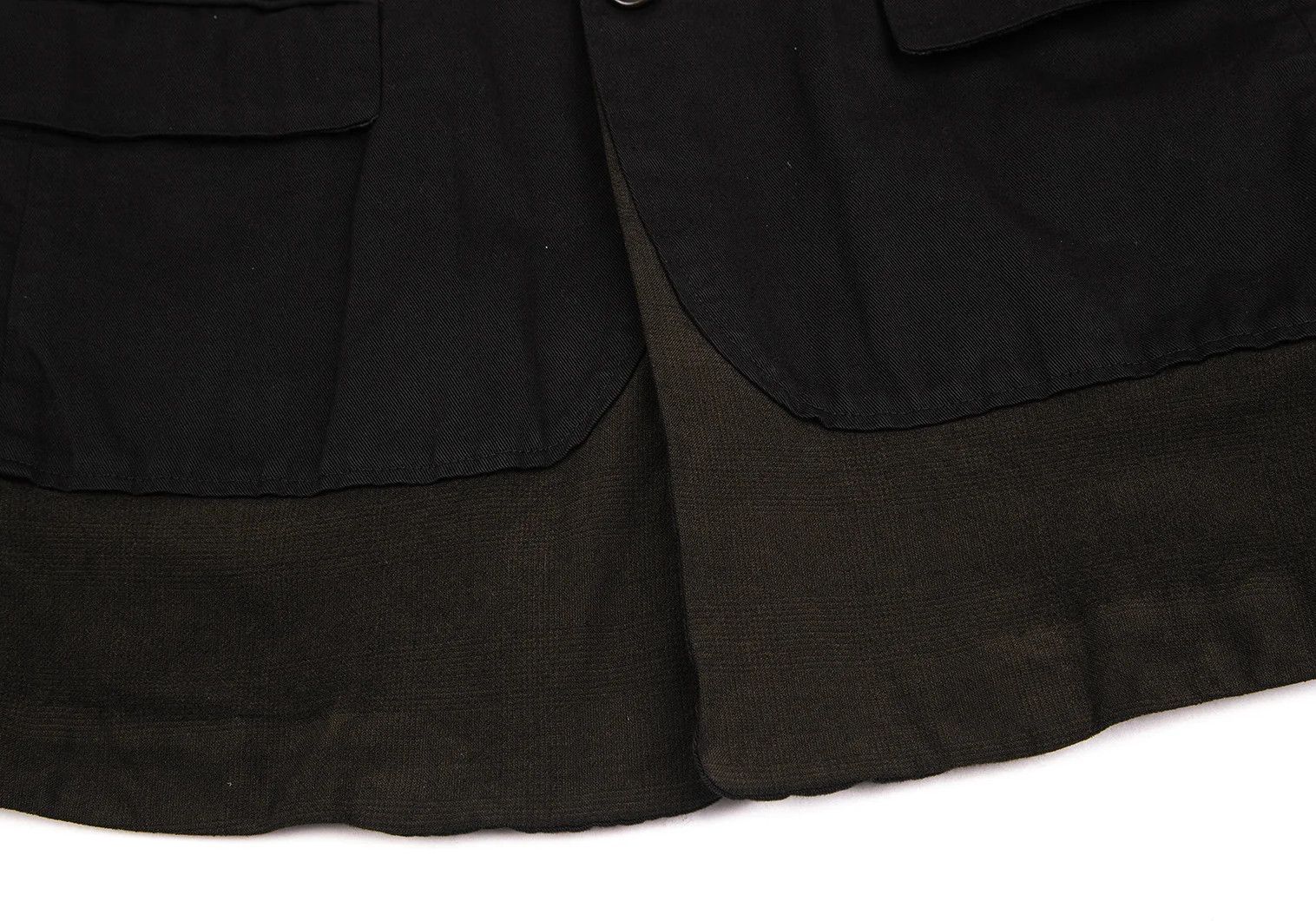 Comme des Garcons Homme Plus Ever Green Product Dyed Docking Jacket in Black Brown S Size US S / EU 44-46 / 1 - 13 Thumbnail