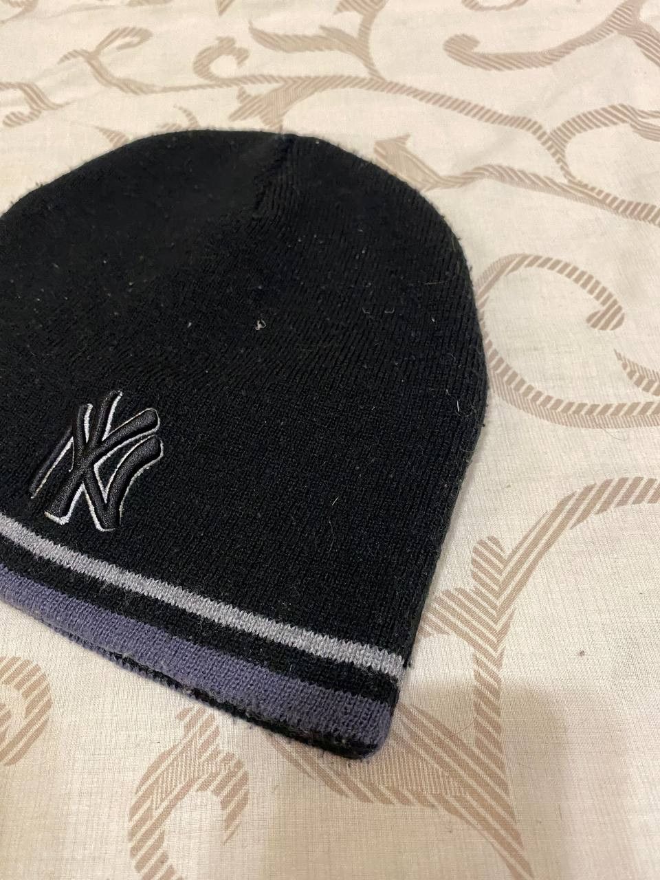 New York Yankees New York Yankees Black Knit Beanie Skull Cap Hat Size ONE SIZE - 4 Thumbnail