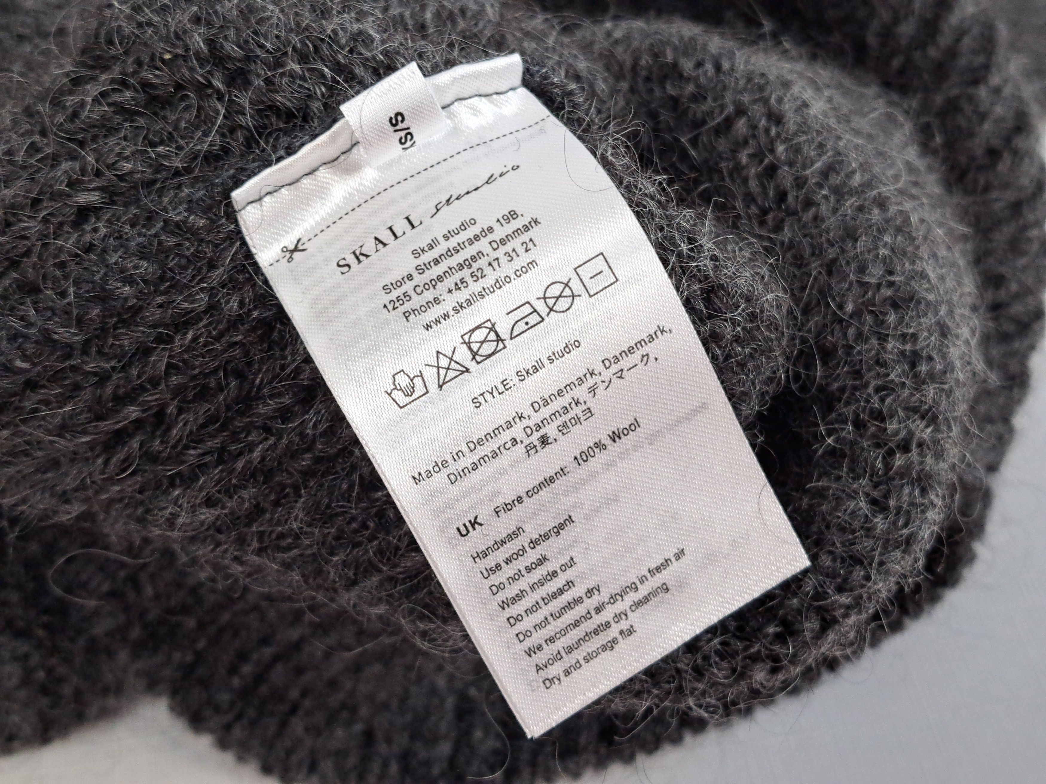 Designer SKALL STUDIO Issy knit sweater in dark gray. Size XS / US 0-2 / IT 36-38 - 7 Thumbnail