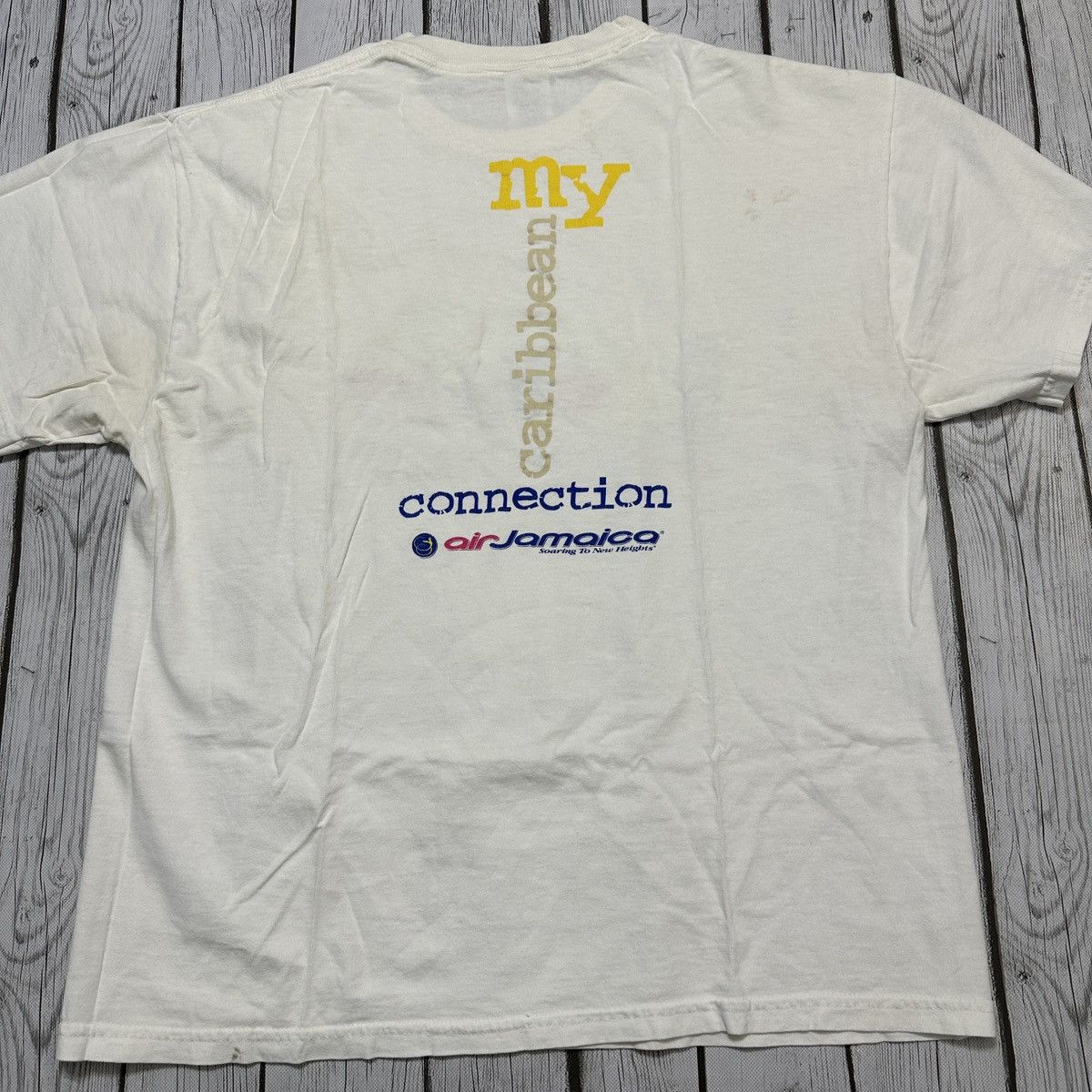 Jerzees × Vintage Vintage Air Jamaica tee Size US L / EU 52-54 / 3 - 4 Thumbnail