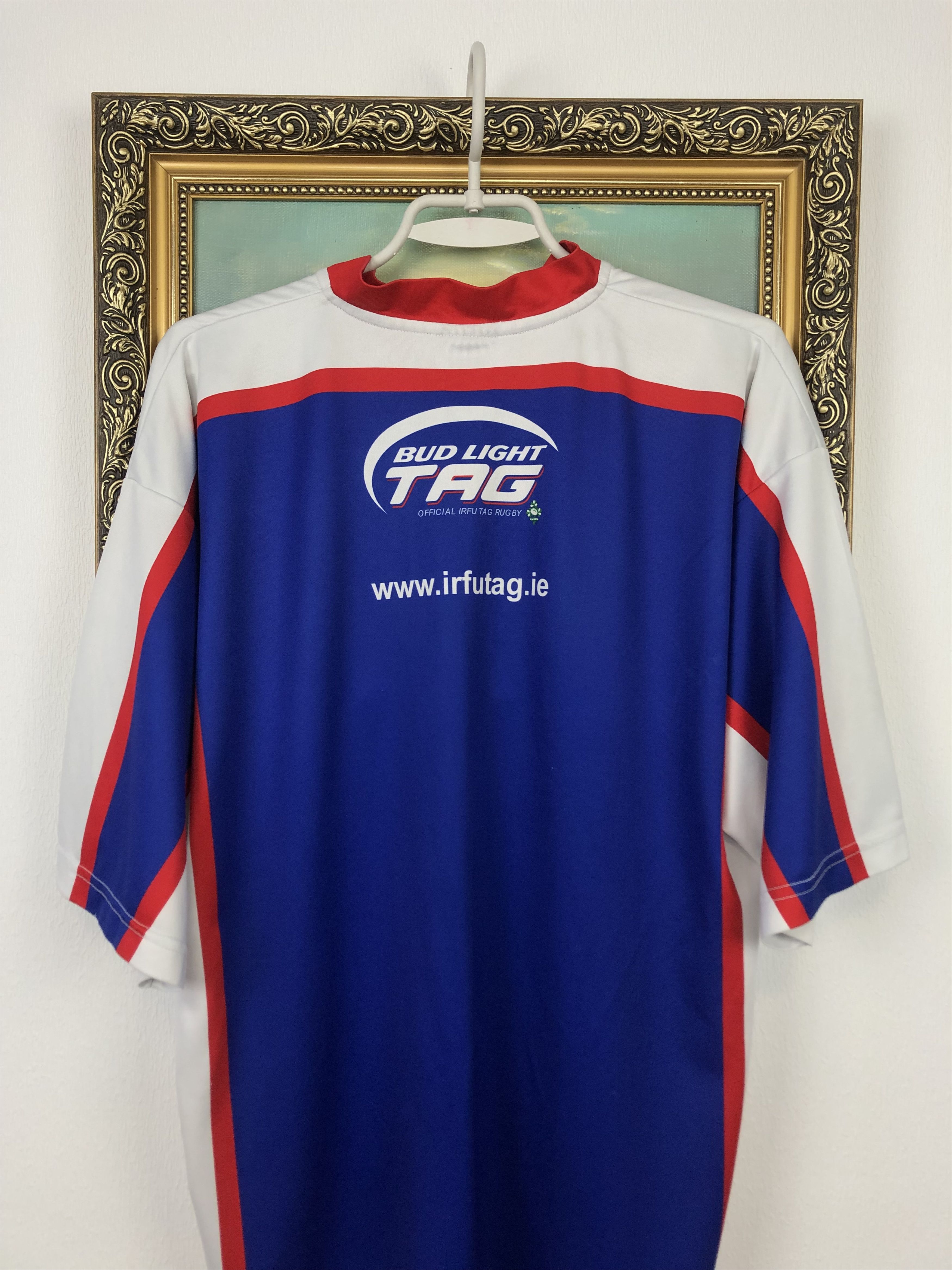 Canterbury of New Zealand Canterbury Ireland Player Issue Rugby Jersey Rare Shirt Size US XL / EU 56 / 4 - 13 Thumbnail