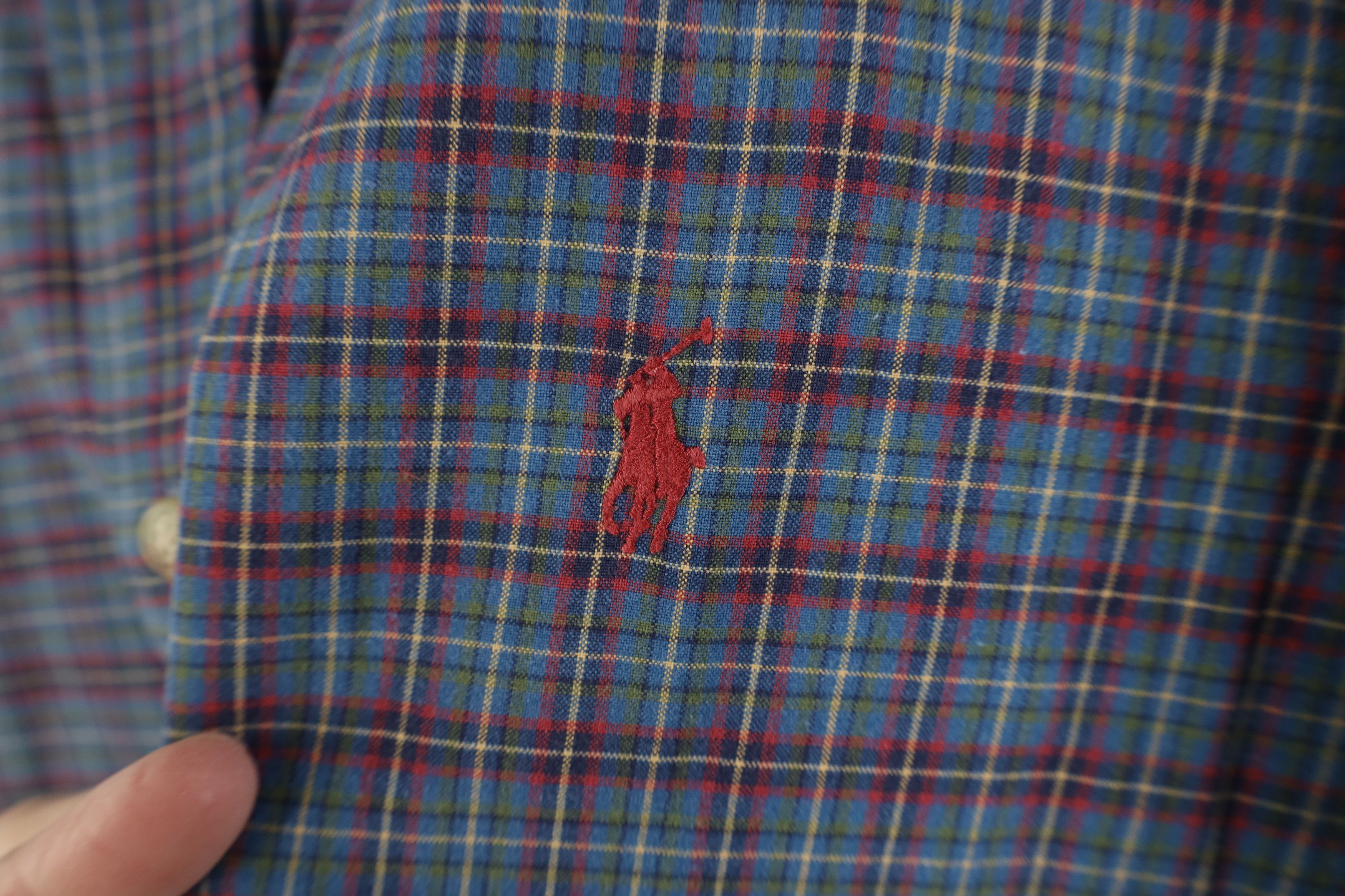 Ralph Lauren Vintage 90s Ralph Lauren Fit Collared Button Down Shirt Size US XL / EU 56 / 4 - 4 Thumbnail