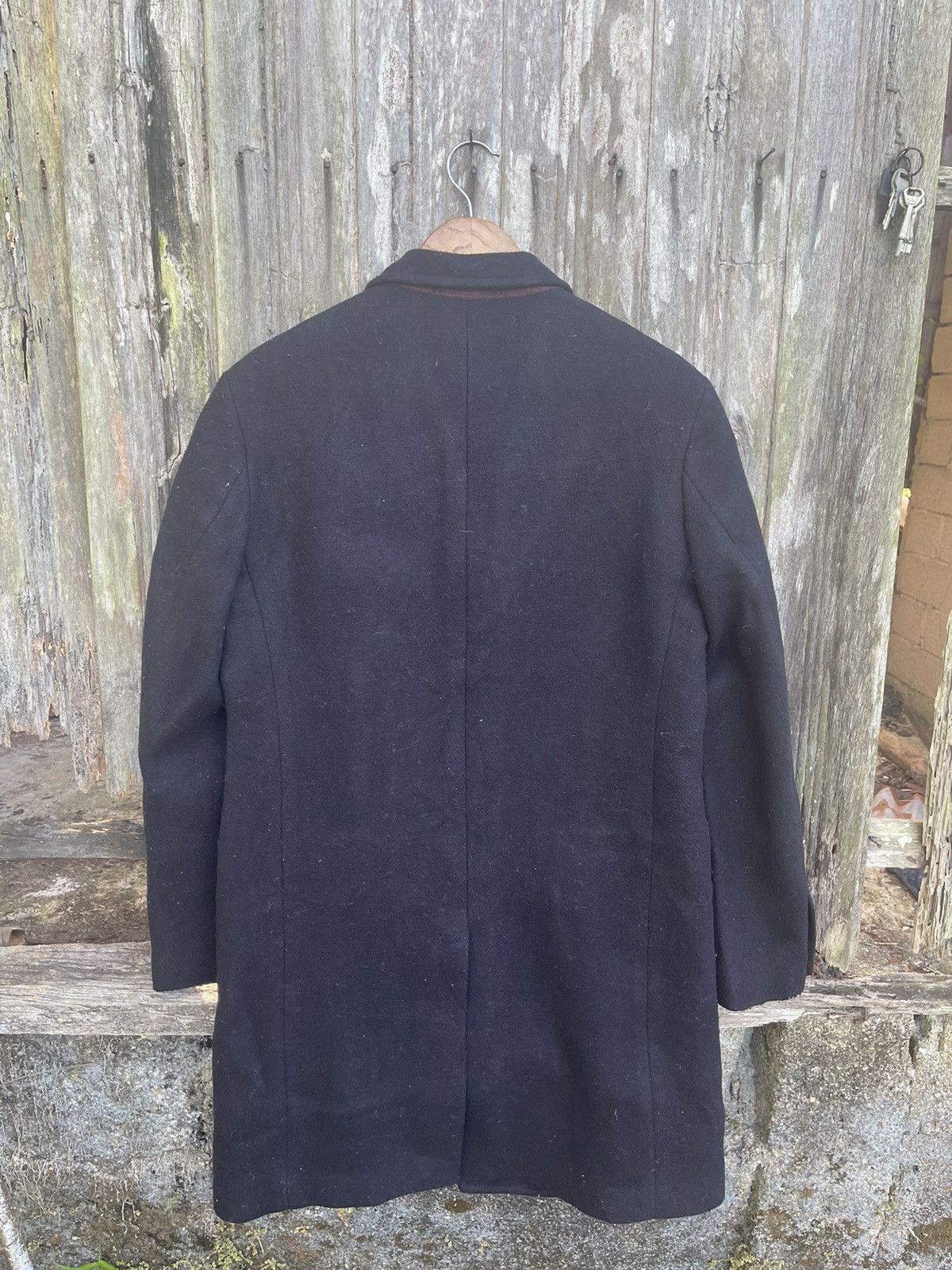 Designer Ines de la Fressange x Uniqlo Wool Coat Parisian Minimalist Size US L / EU 52-54 / 3 - 7 Thumbnail