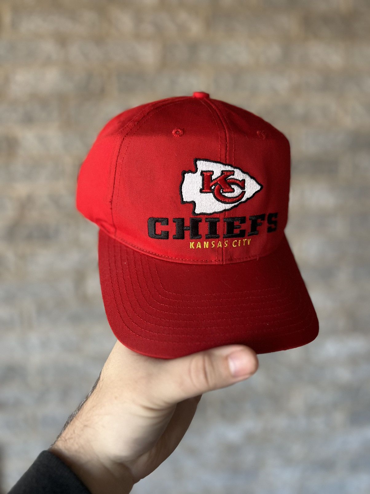Sports Specialties × Vintage Vintage 90’s NFL Kansas City Chiefs SnapBack Hat Size ONE SIZE - 1 Thumbnail