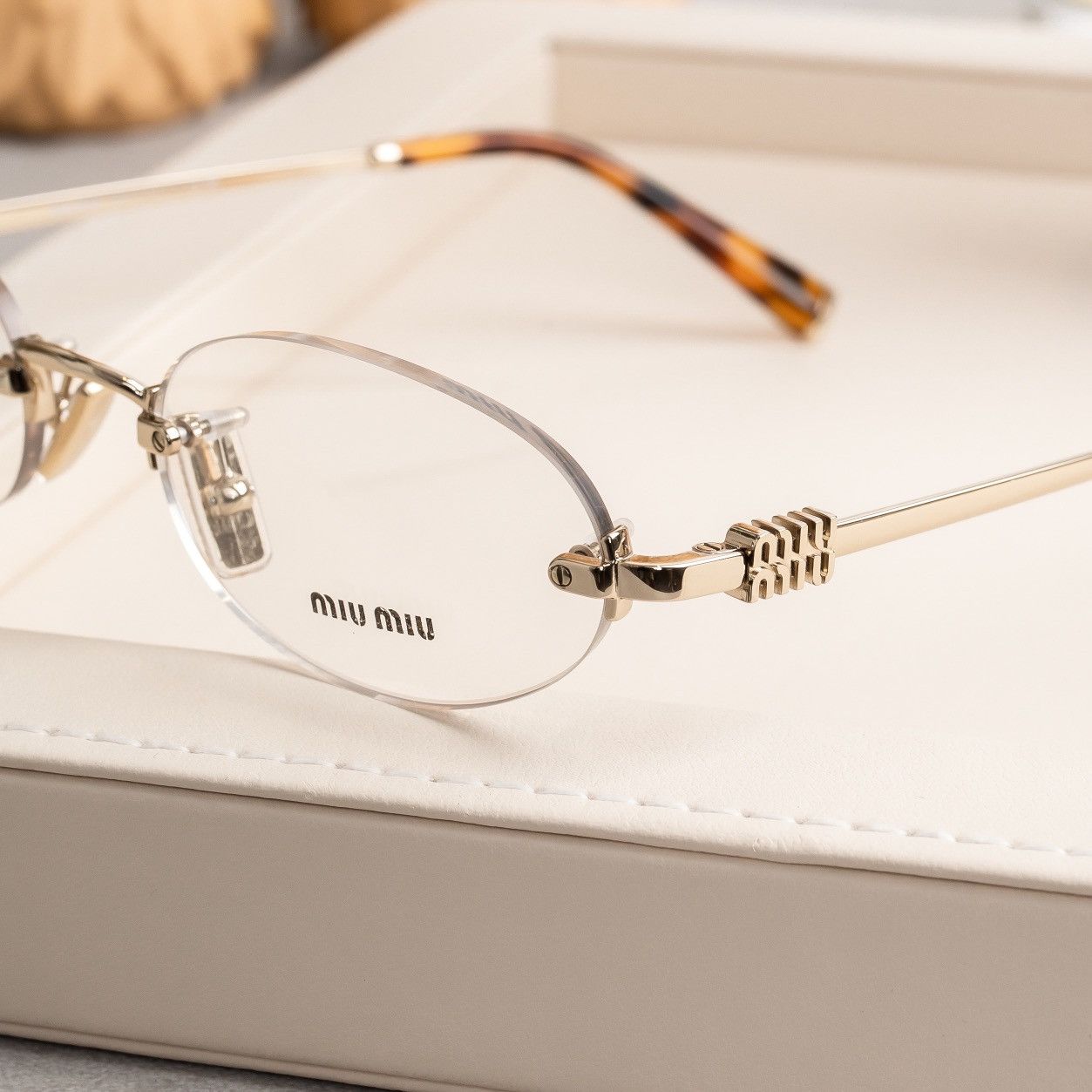 Miu Miu MIU MIU 0MU 53WV ZVN1O1 GLASSES | Grailed