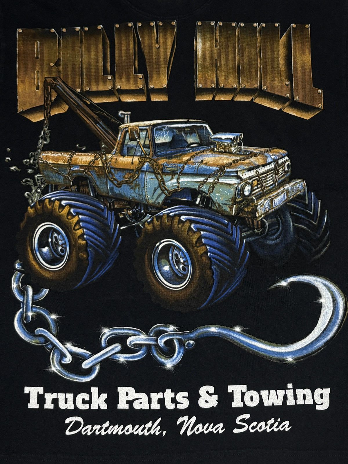 Billy Hill 2021 Billy Hill “Truck Parts & Towing” Black T-Shirt Size M Size US M / EU 48-50 / 2 - 5 Thumbnail