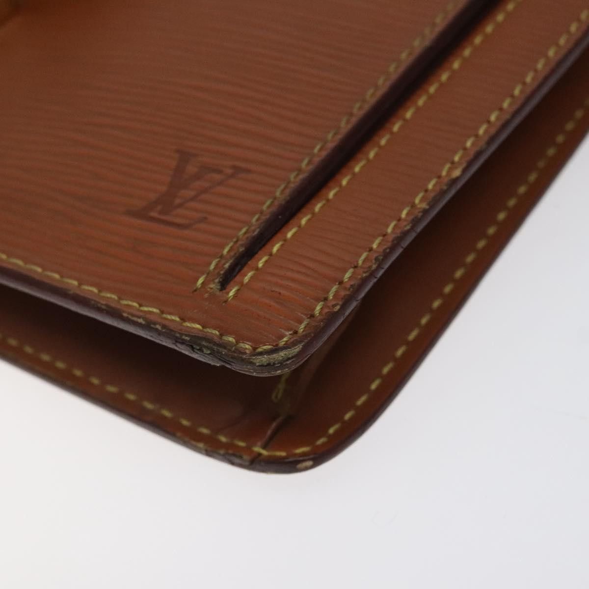 Louis Vuitton LOUIS VUITTON Epi Serie Dragonne Hand Bag Zipangu Gold Size ONE SIZE - 8 Thumbnail