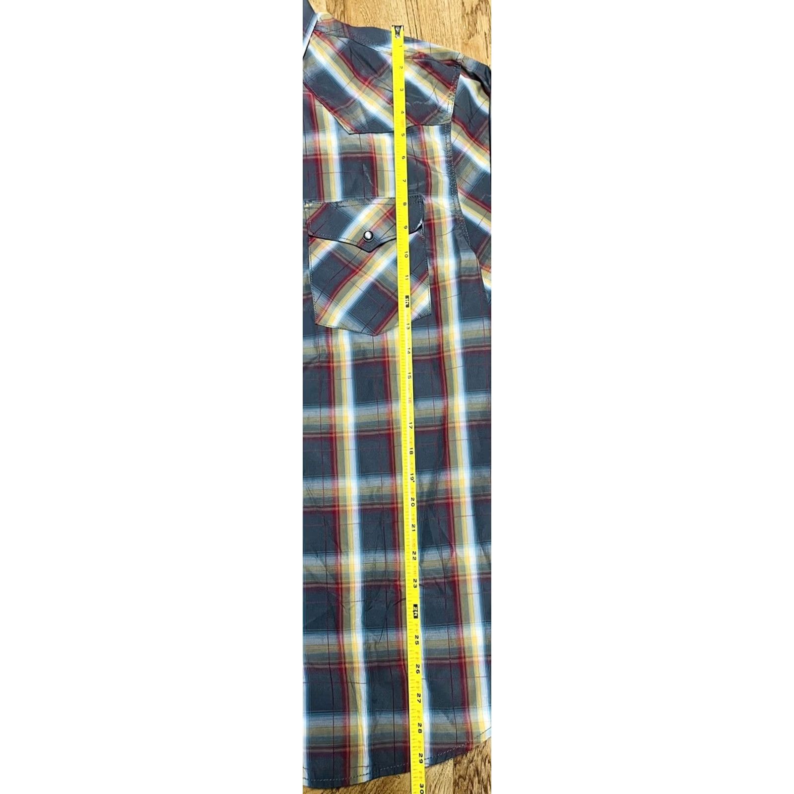 Vintage VINTAGE Rodeo Button-Up Plaid Shirt XL Mens Long Sleeve Western Wear Size US XL / EU 56 / 4 - 6 Thumbnail