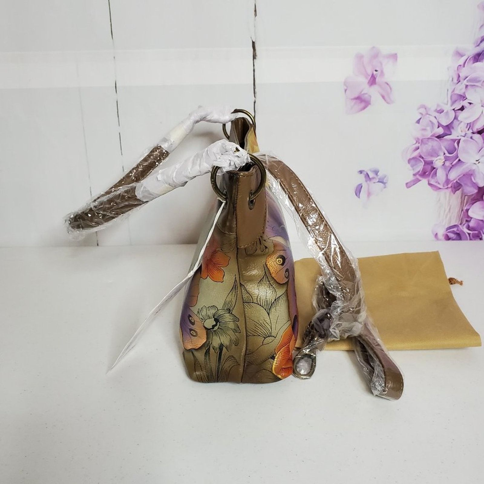 Other Anuschka Anna Butterfly Paradise Leather Crossbody Bag Size ONE SIZE - 10 Thumbnail