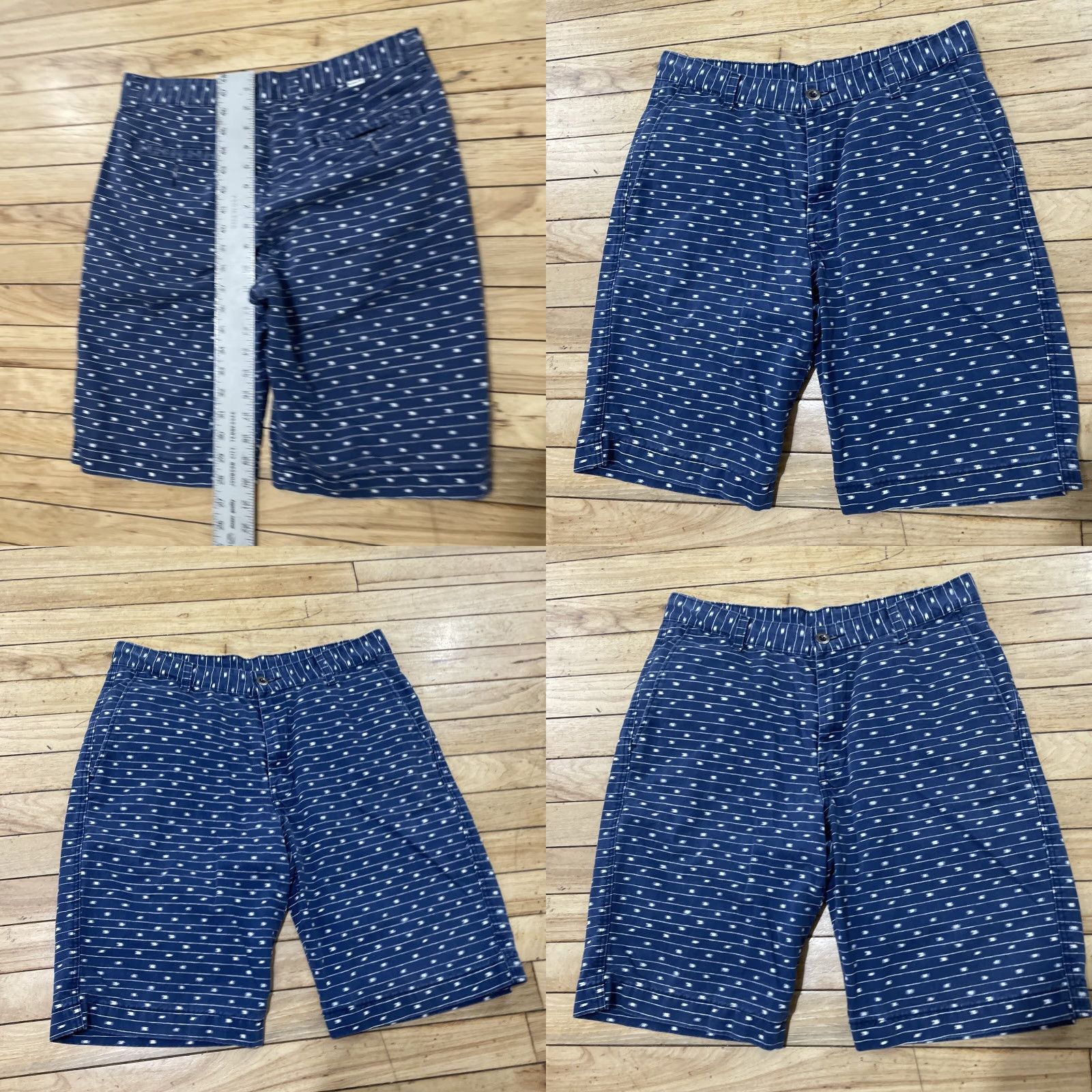 Levi's Levi's Geometric Print Shorts Mens 31 Blue Chino Beach Casual Size US 31 - 8 Thumbnail