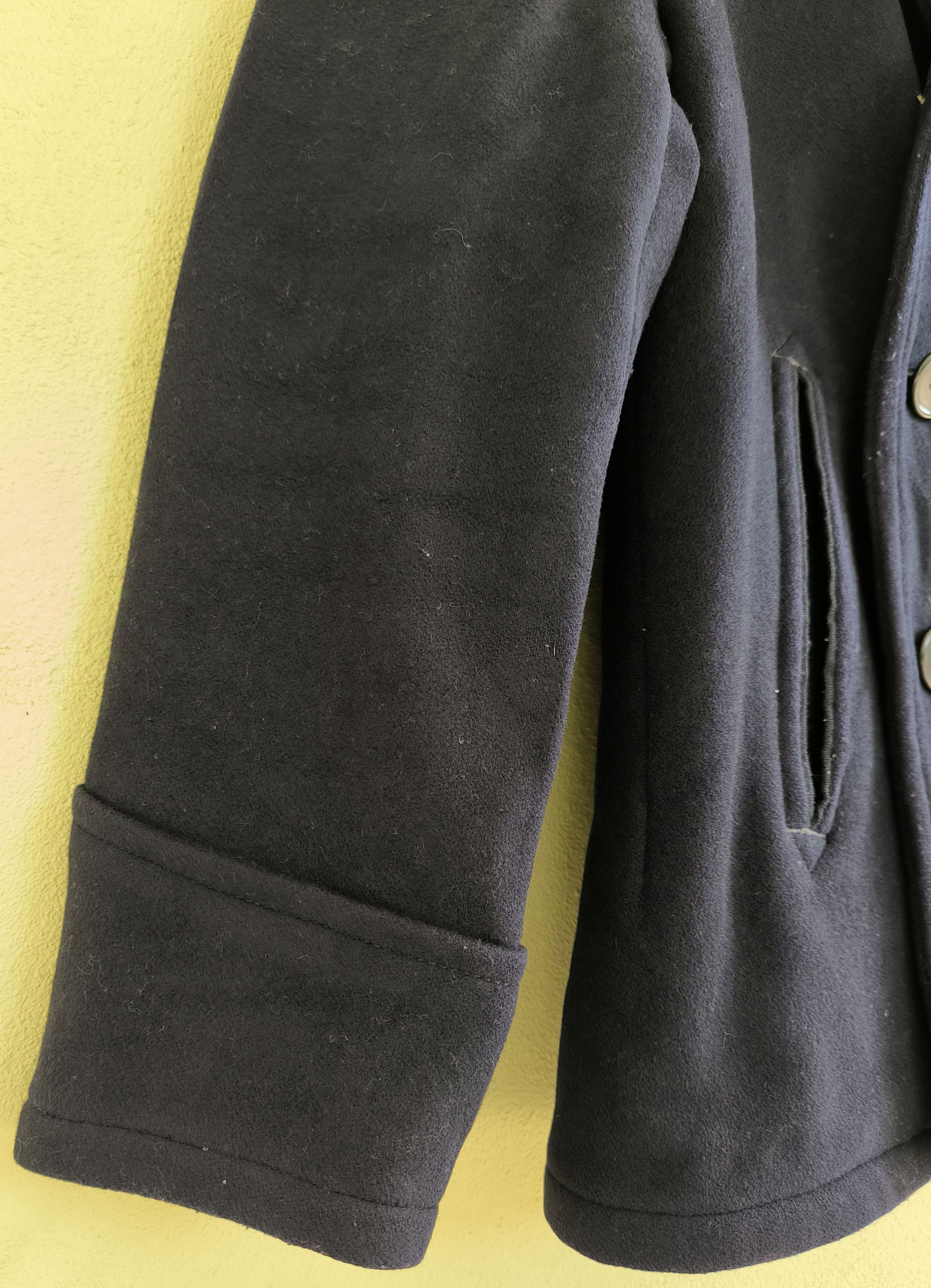 Blue Blue Japan BLUE BLUE JAPAN double breasted wool coat Size US XS / EU 42 / 0 - 5 Thumbnail