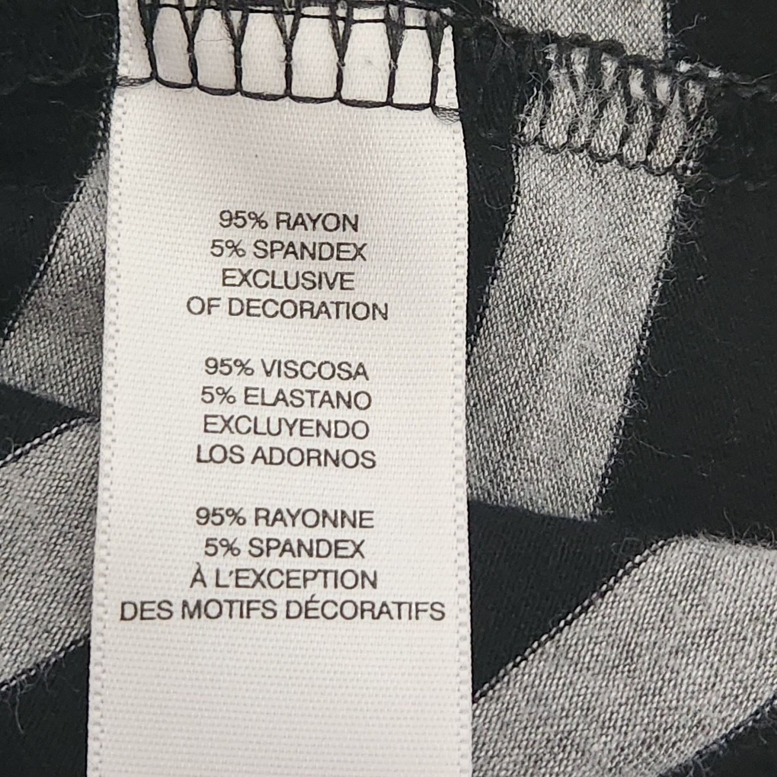 White House Black Market White House Black Market Black Gray Striped Top Medium Size M / US 6-8 / IT 42-44 - 5 Thumbnail