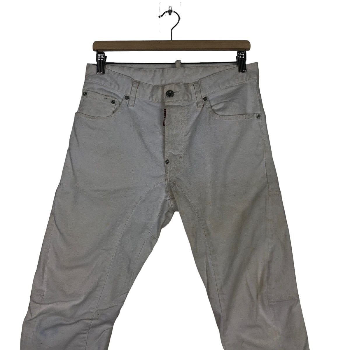 Dsquared2 🔥White Casual Denim Pants Dsquared2 Size US 30 / EU 46 - 4 Thumbnail