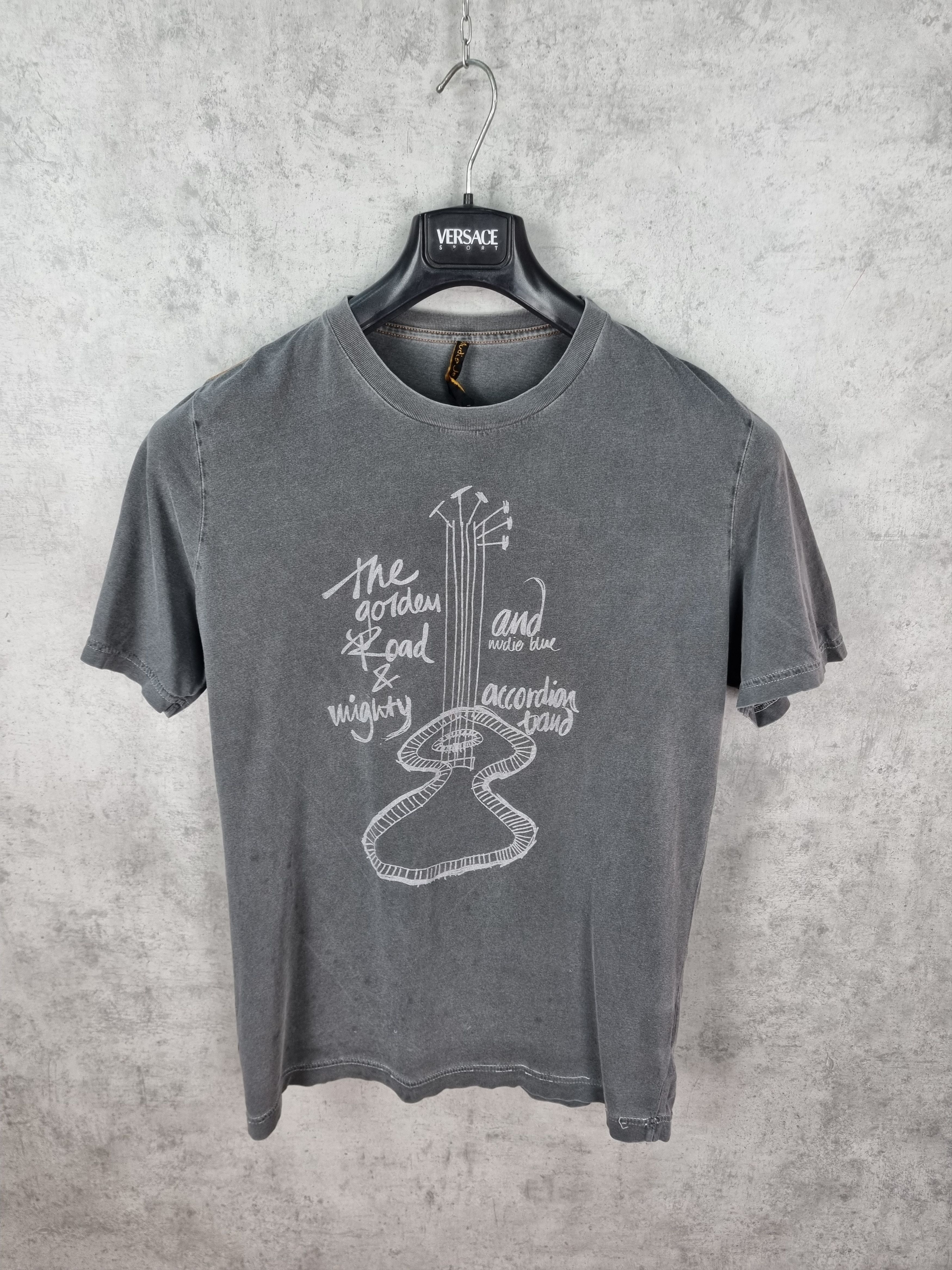 Nudie Jeans × Vintage Rare Nudie Jeans Guitar Logo Tee Shirt Size US M / EU 48-50 / 2 - 2 Thumbnail