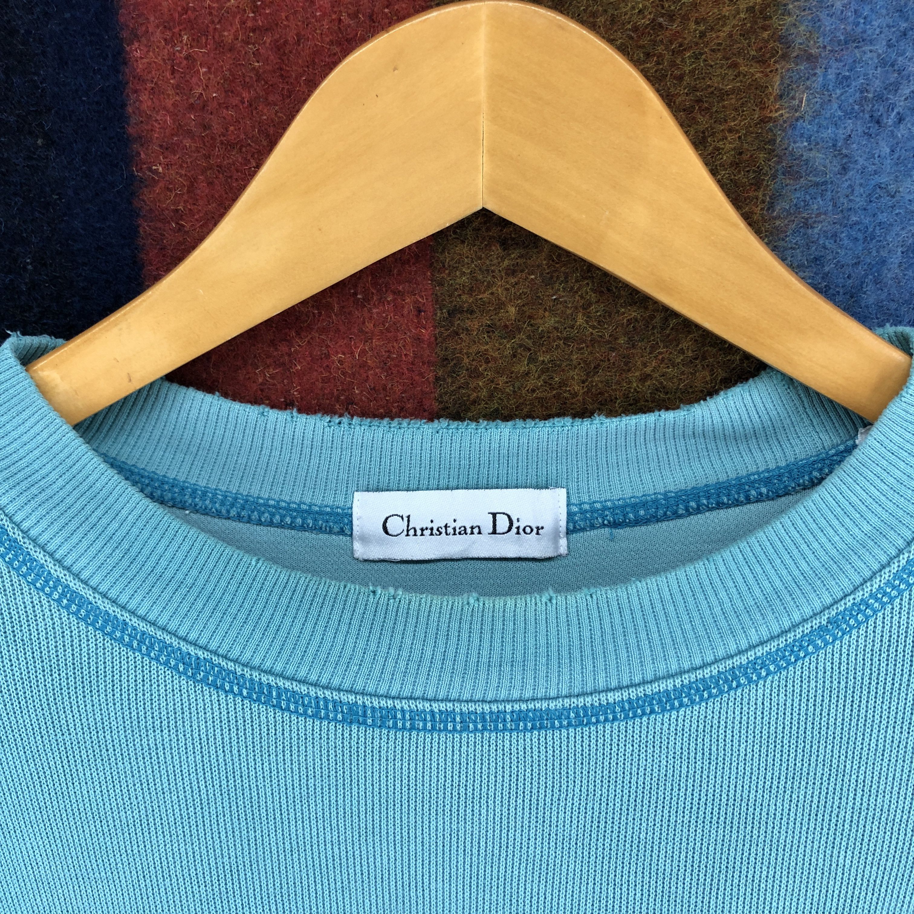Christian Dior Monsieur Distress CHRISTIAN DIOR Crew Neck Sweatshirt #0538/W Size US L / EU 52-54 / 3 - 7 Thumbnail