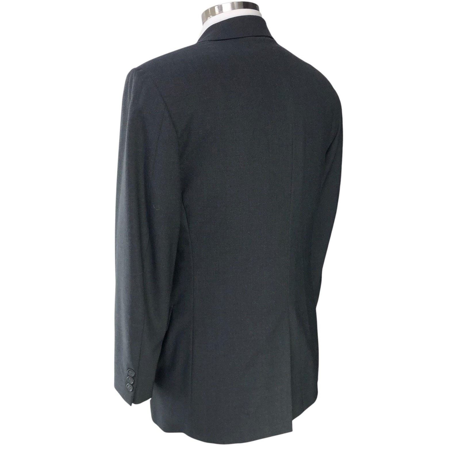 Brooks Brothers Brooks Brothers Sport Coat 38S Gray Stretch Wool Suit Jacket Size 38S - 7 Thumbnail