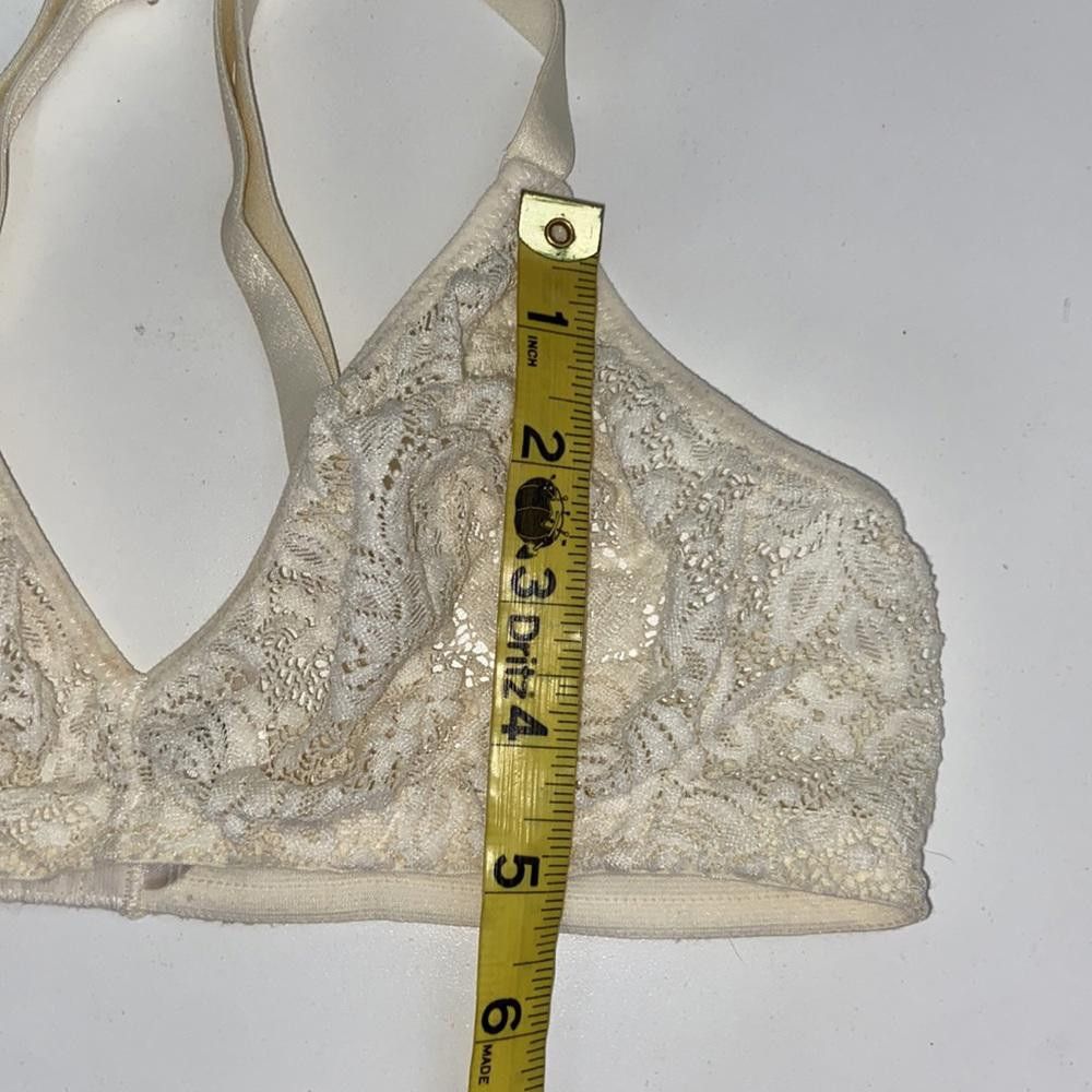 Designer Victoria’s Secret I Vintage Sheer Lace Bralette 34 Size ONE SIZE - 4 Thumbnail